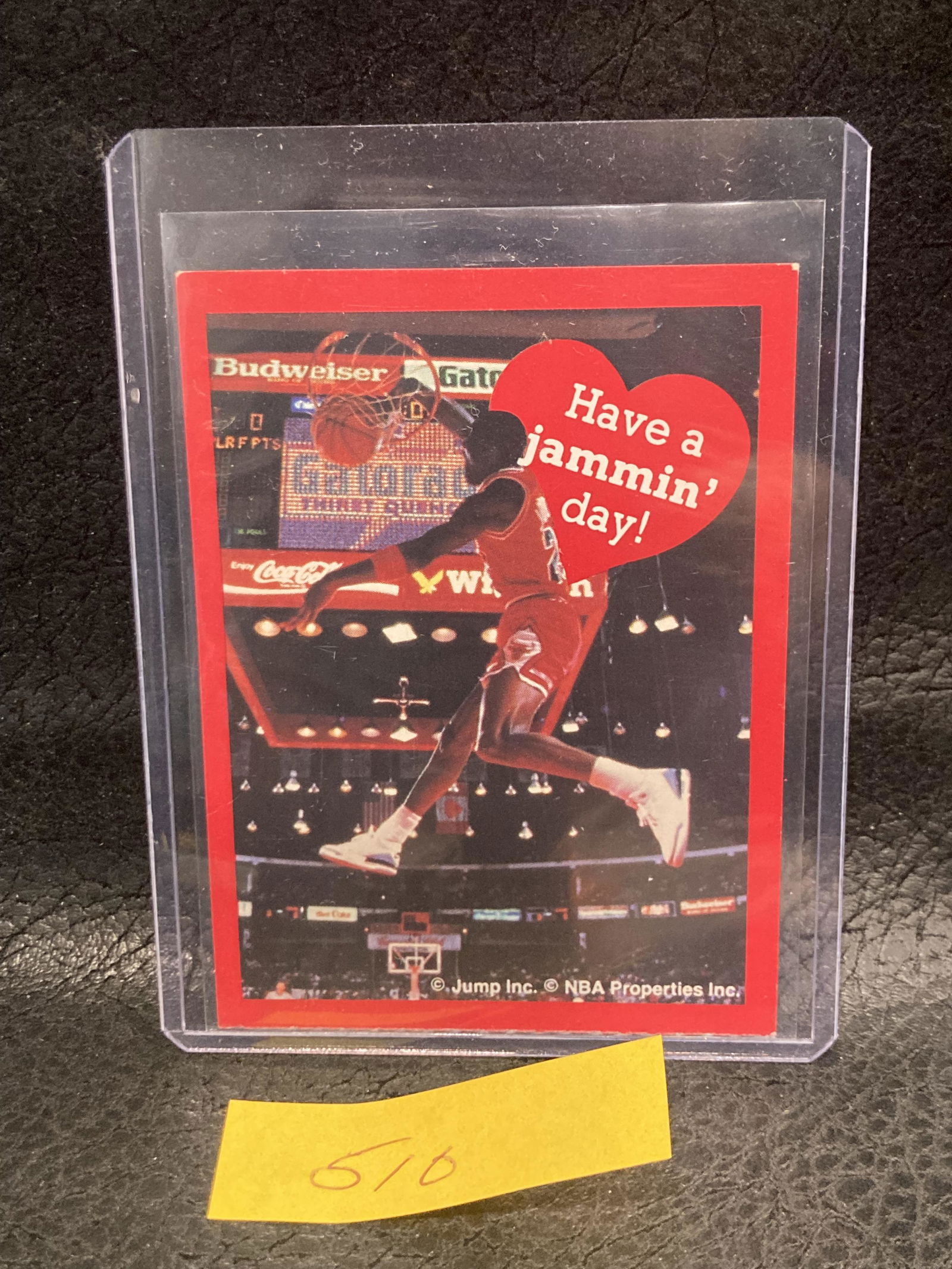 Michael Jordan Rare 1990 Jump Inc. Valentines (1 of 2)