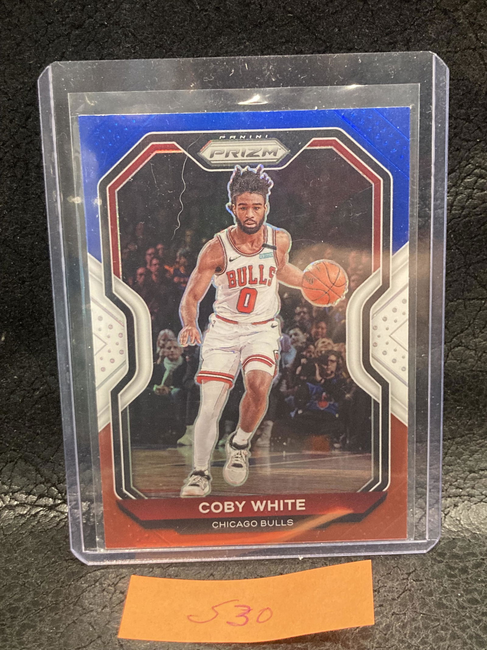 Coby White 2020-21 Panini Prizm Bulls #3 RED WHITE BLUE (1 of 2)