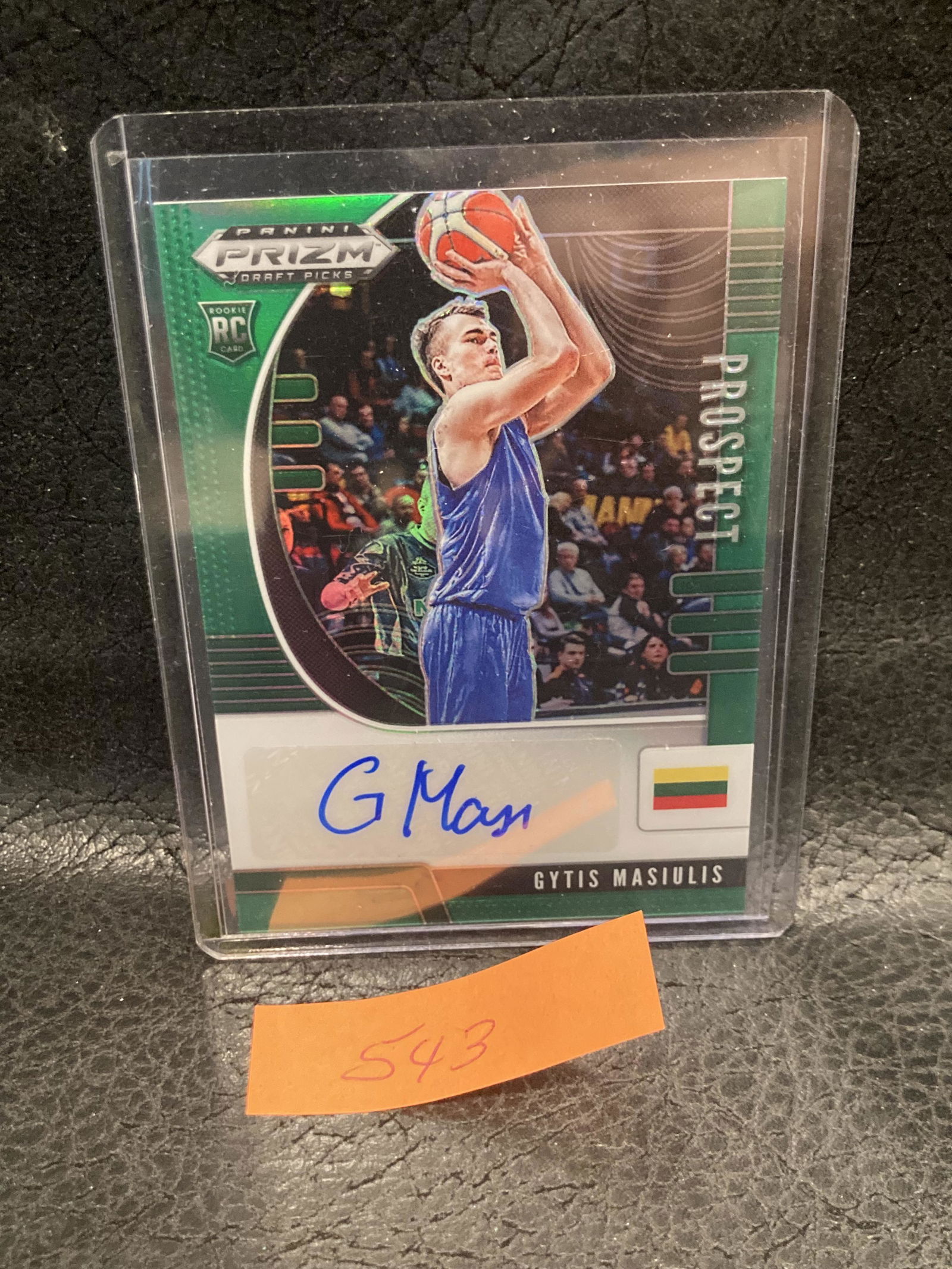 Gytis Masiulis 2020 Prizm Draft Picks Prospect Auto (1 of 2)