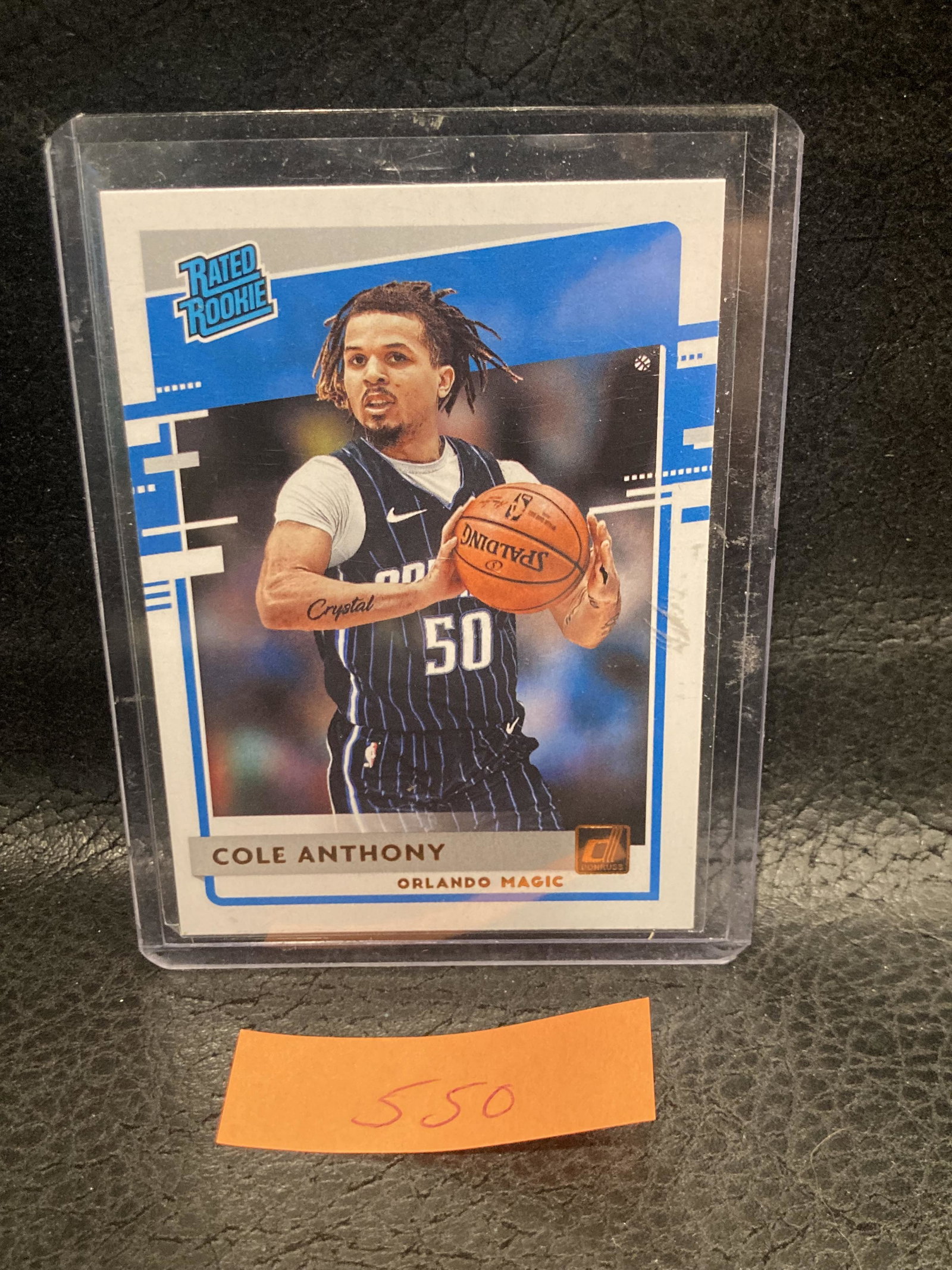 Cole Anthony 2020-21 Donruss #208 Rated Rookie Base: Cole Anthony 2020-21 Donruss #208 Rated Rookie Base