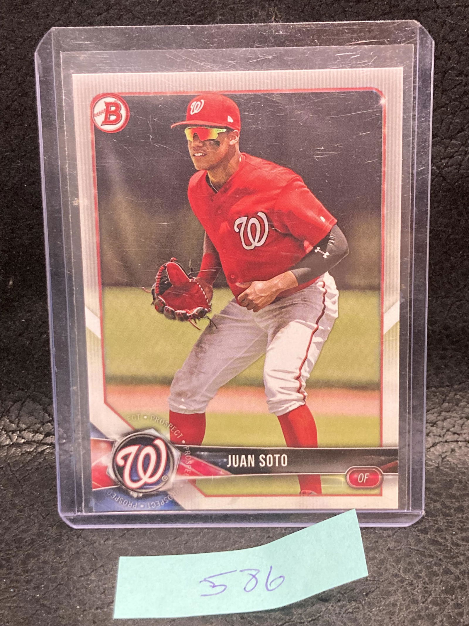 Juan Soto 2018 Bowman Prospects Rookie Rc Washington (1 of 2)