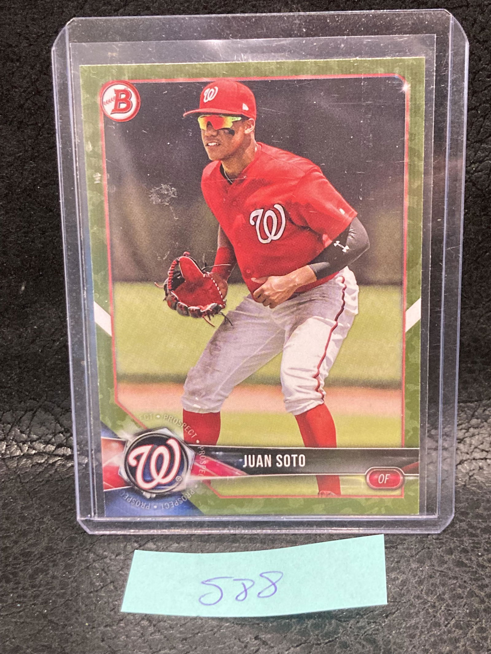 Juan Soto 2018 Bowman Prospects Camo #BP52 Rookie Rc (1 of 2)