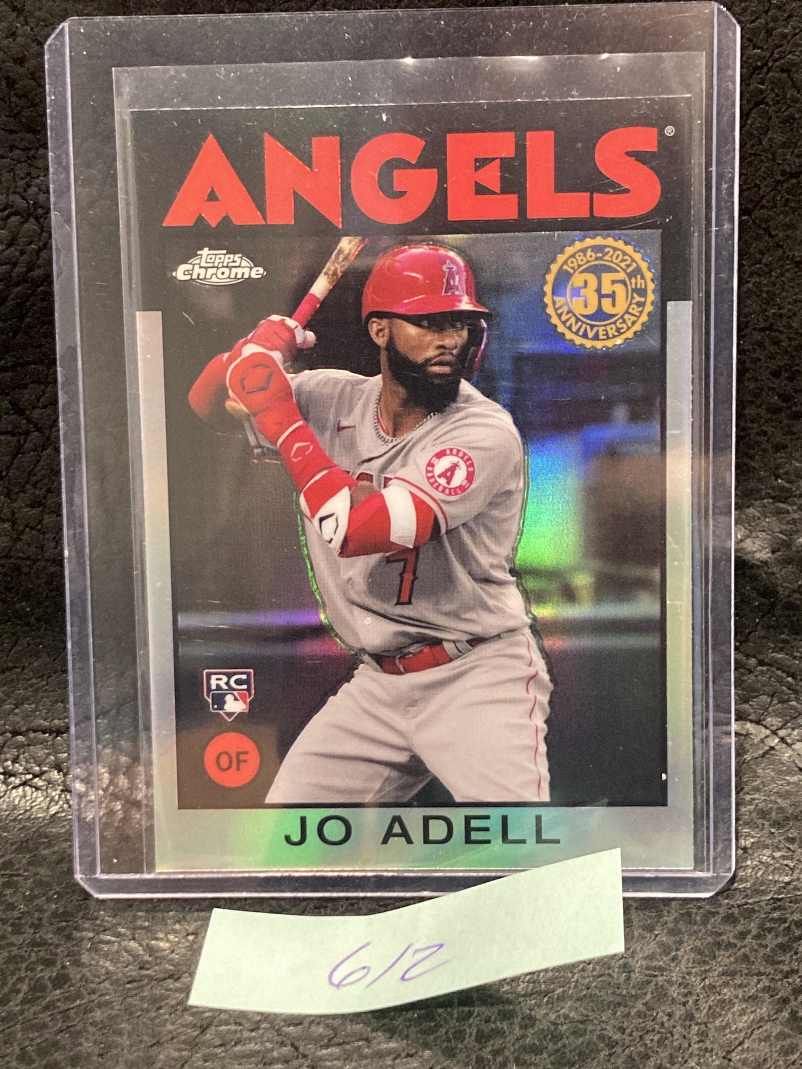 Jo Adell 2021 Topps Chrome 35th Anniversary 1986 (1 of 2)