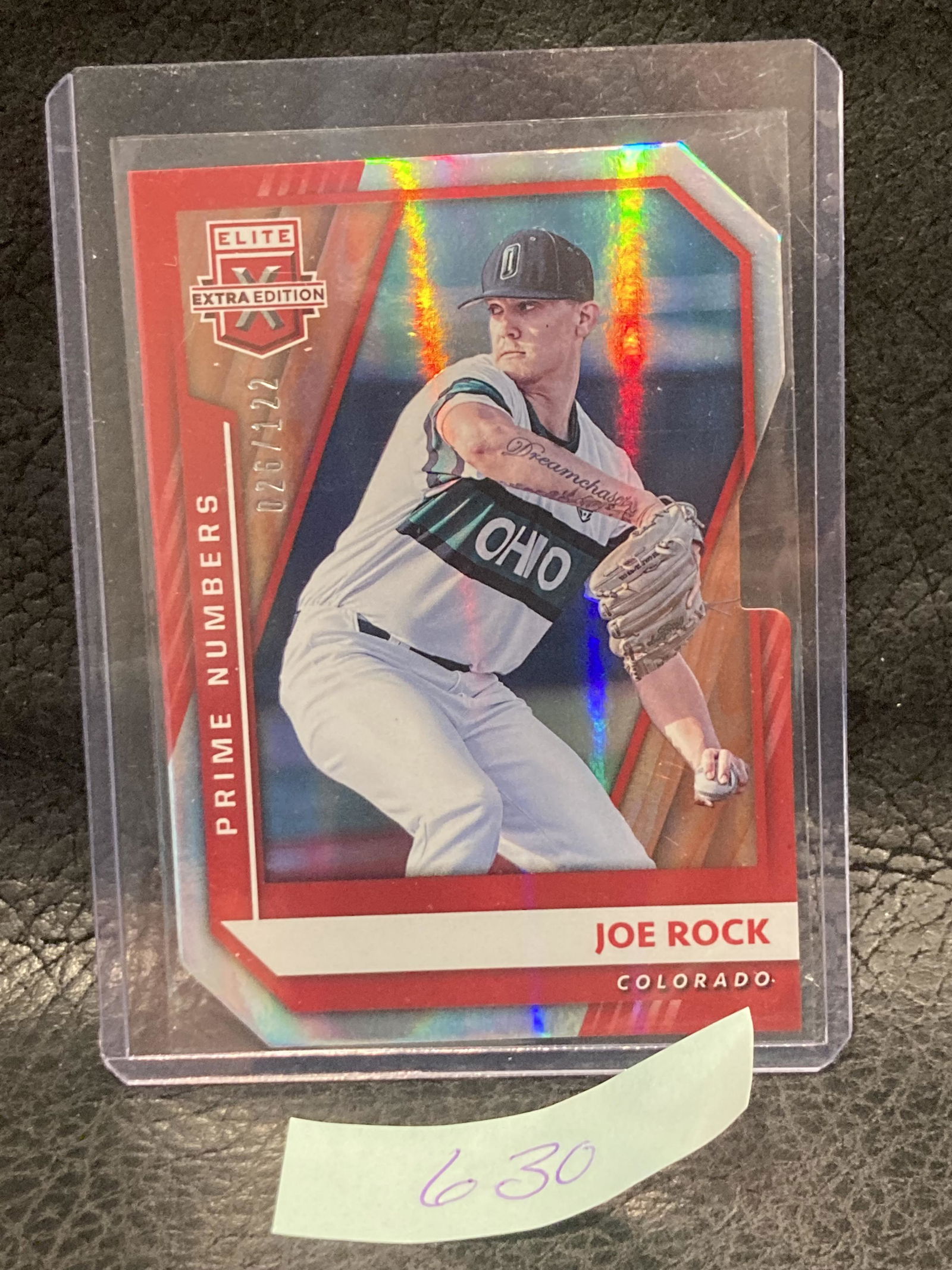 Joe Rock 2021 Panini Elite Extra Edition /122 Autograph (1 of 2)