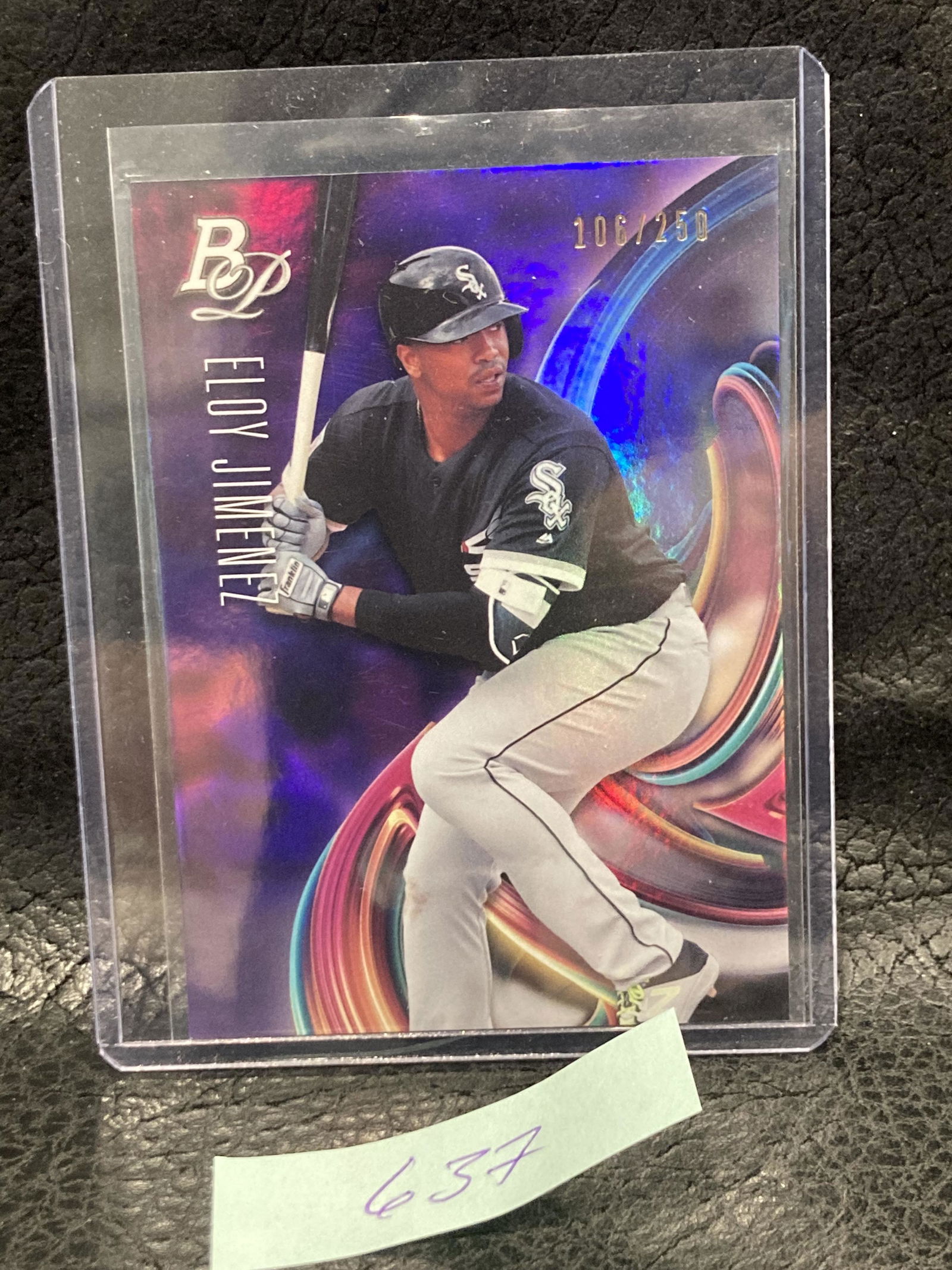 Eloy Jimenez 2018 Bowman Platinum Top Prospects Purple (1 of 2)