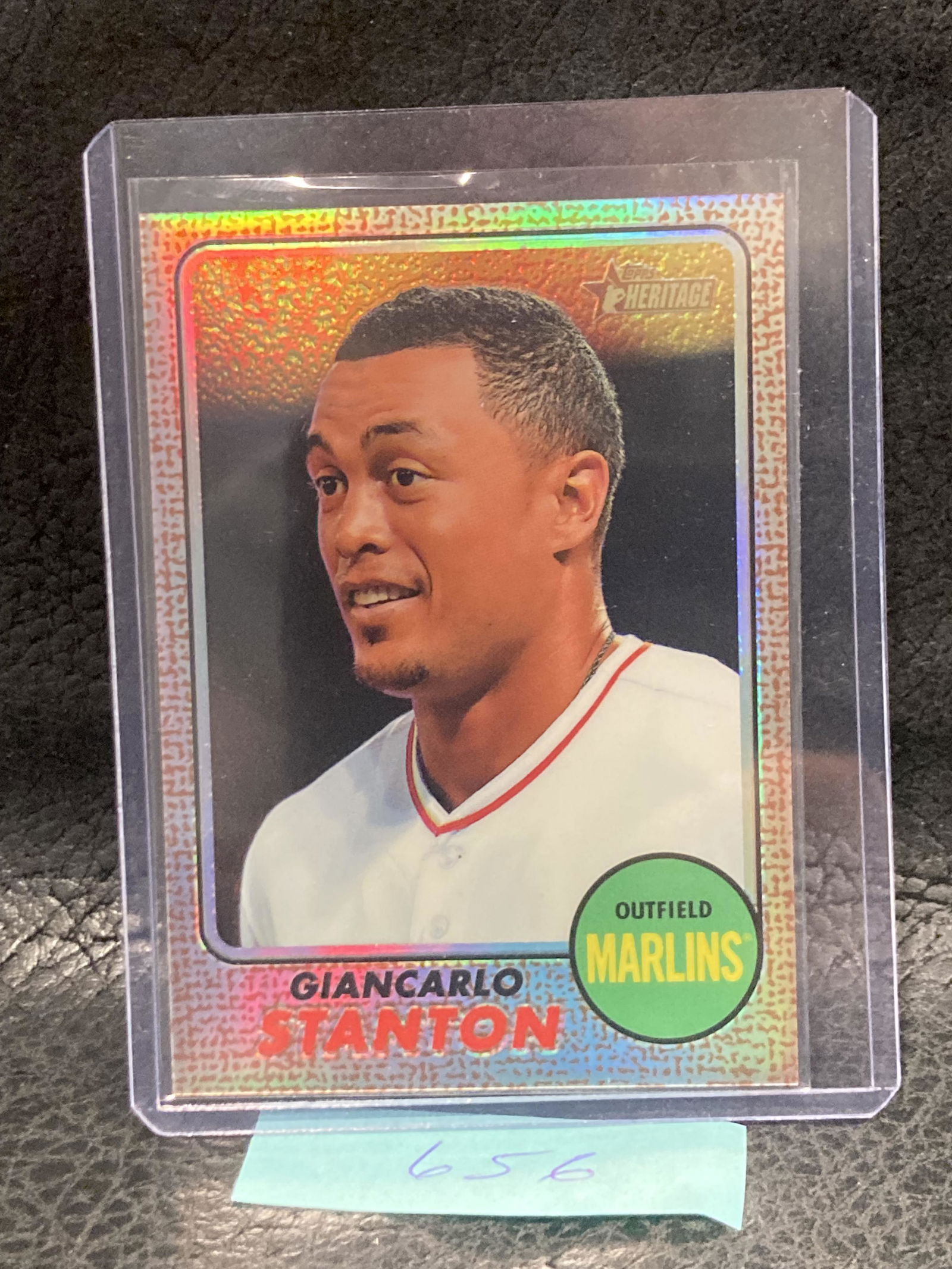 Giancarlo Stanton 2017 Topps Heritage Refractor /568 (1 of 2)