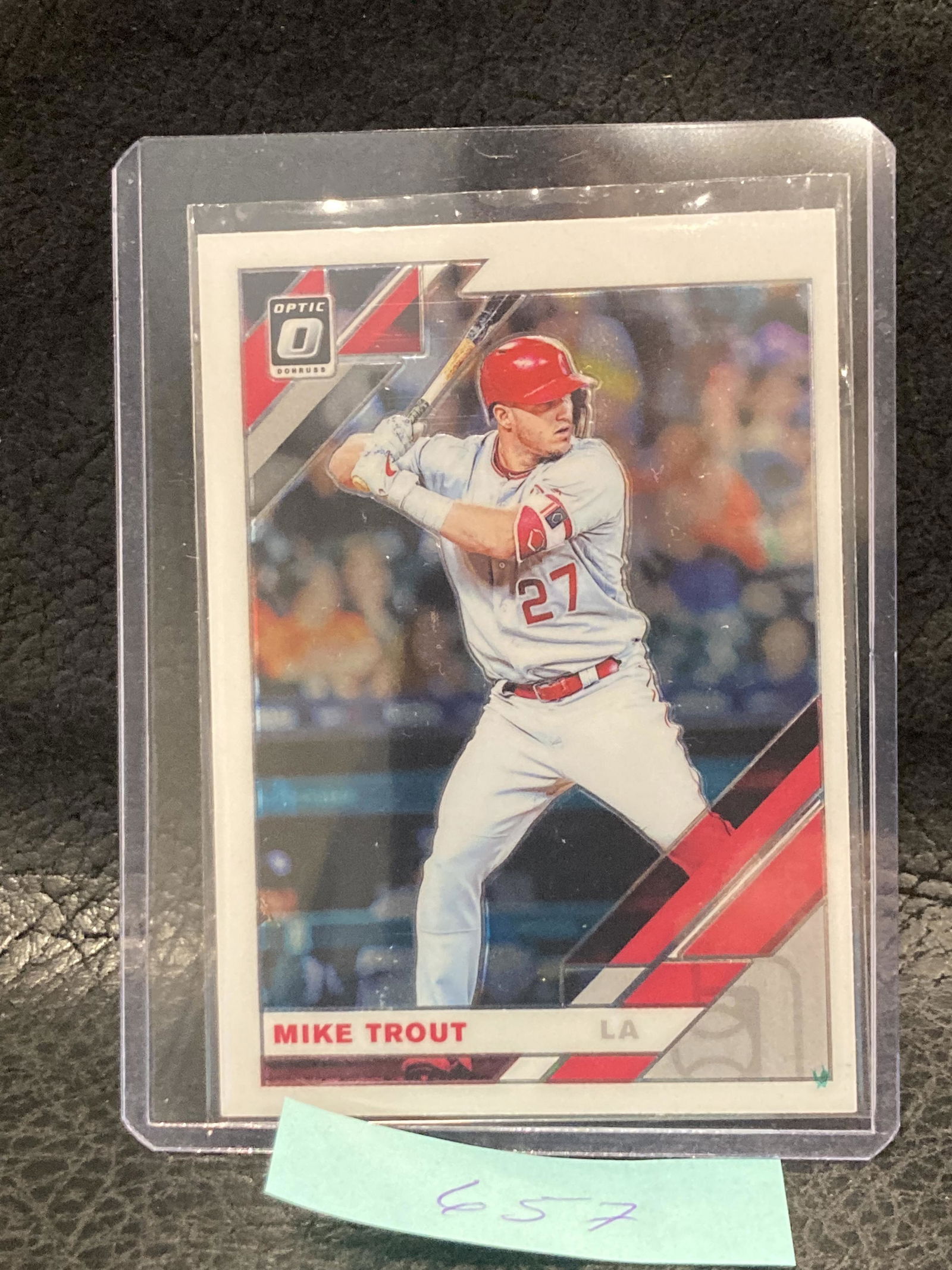 Mike Trout 2019 Donruss Optic Los Angeles Angels (1 of 2)
