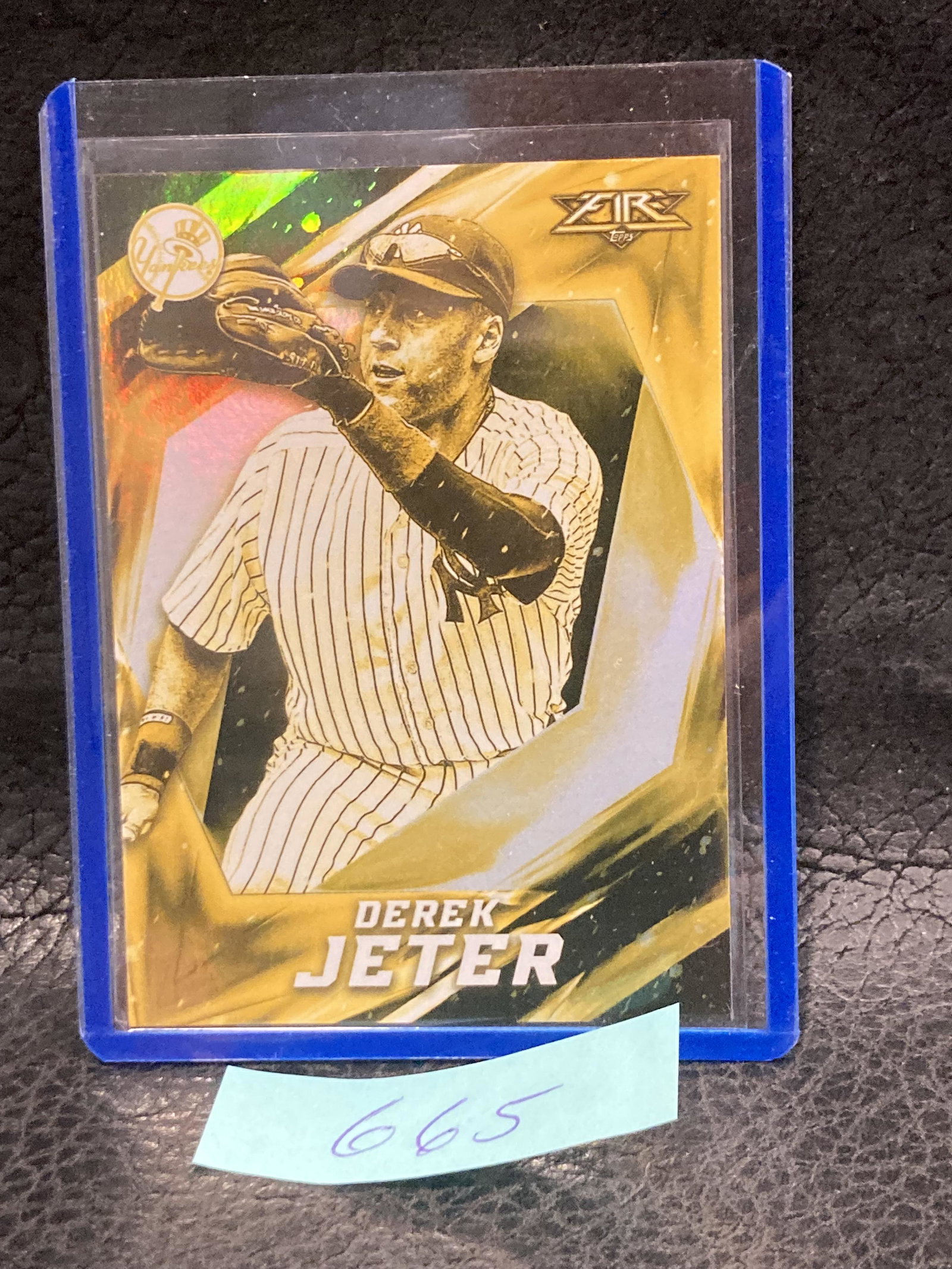Derek Jeter2017 Topps Fire #75 Gold Minted Parallel New (1 of 2)