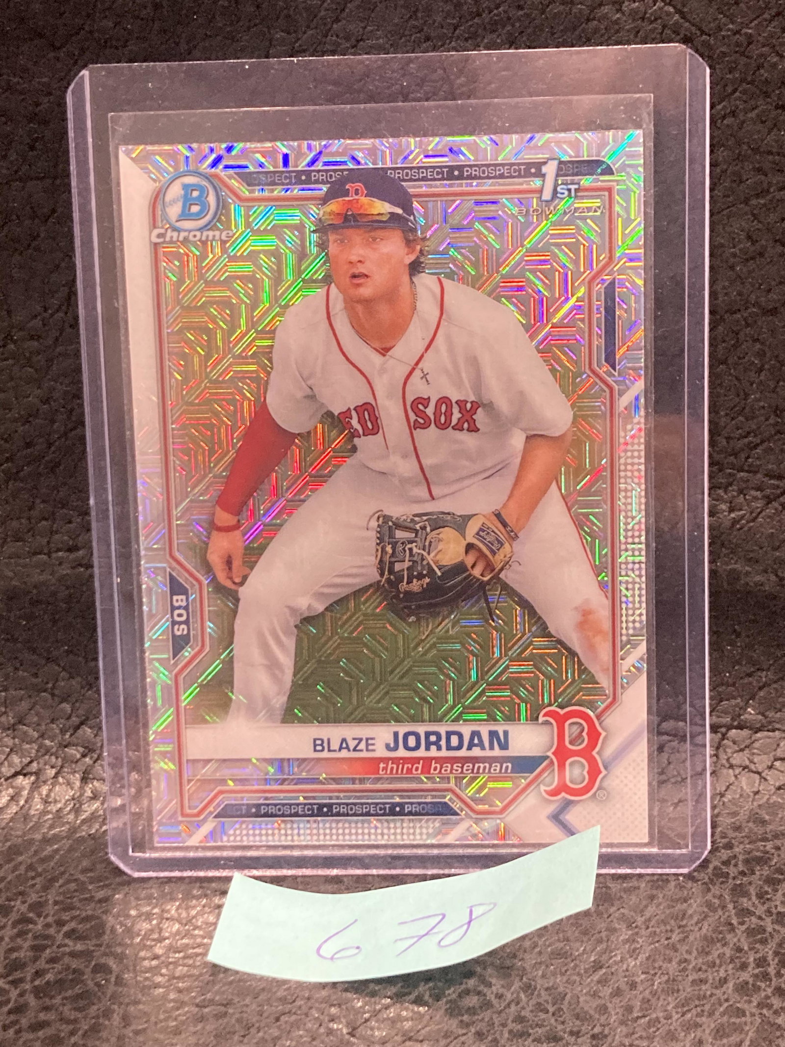 Blaze Jordan 2021 Bowman Chrome 1st Mojo Mega Box (1 of 2)