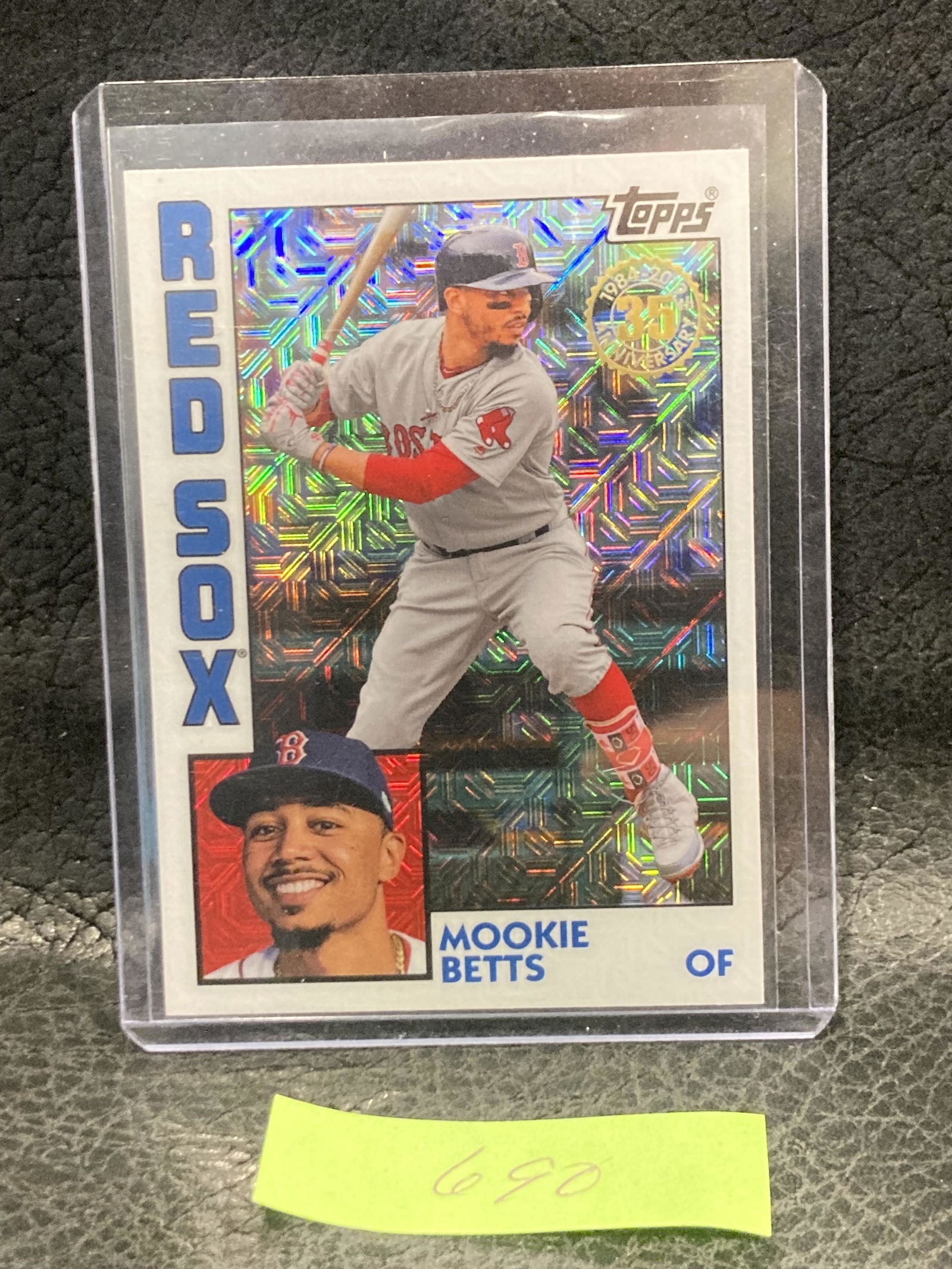 Mookie Betts Topps 35th 1984 Mojo Refractor Silver Pack (1 of 2)