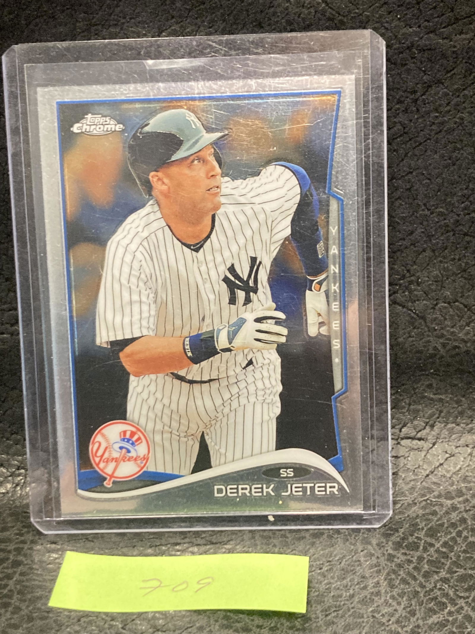 Derek Jeter 2014 Topps Chrome Baseball Card  New York (1 of 2)