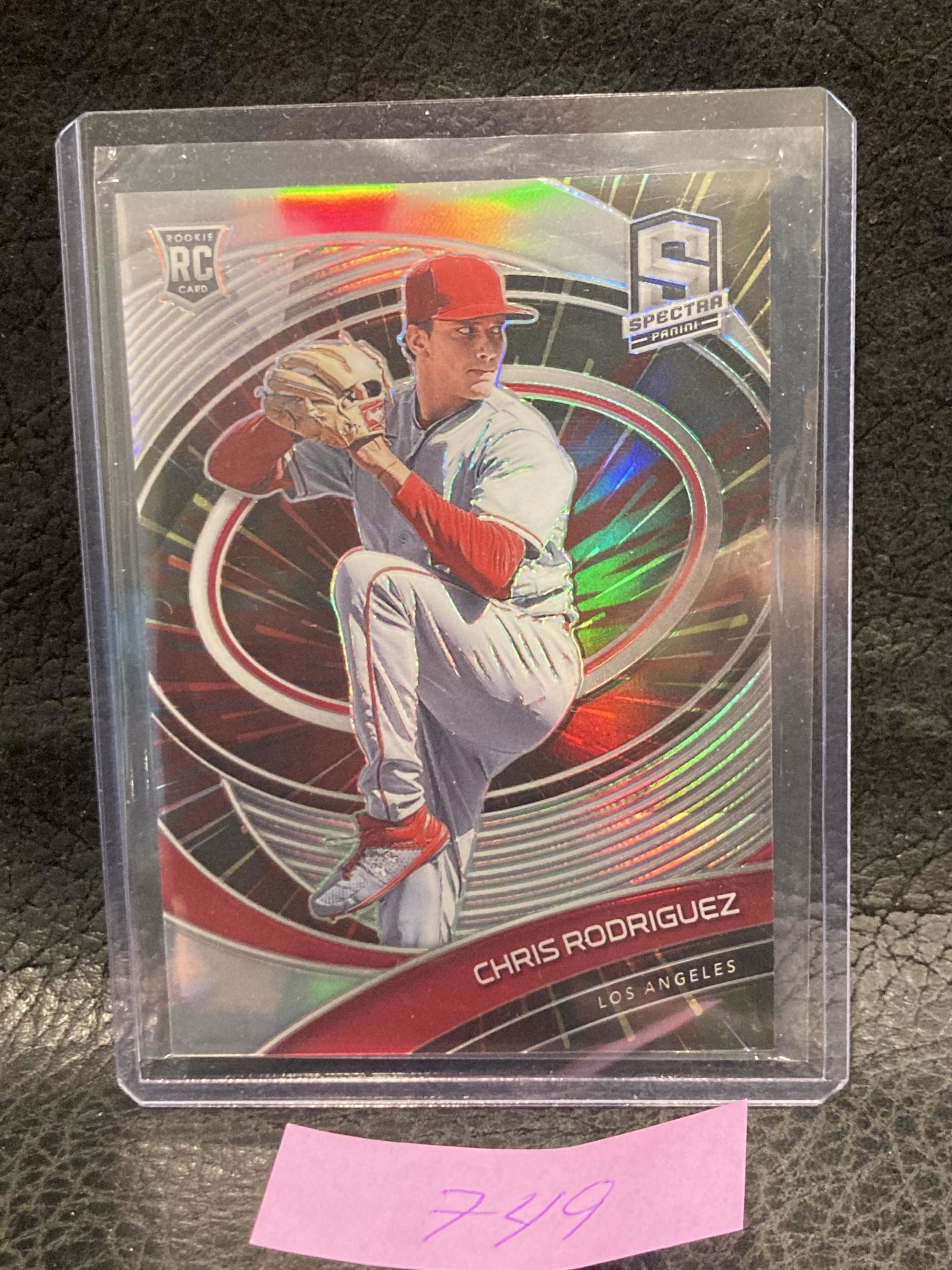 2021 Panini Spectra Chris Rodriguez Rookie/Rc #1/75 Hyper Prizm (1 of 2)