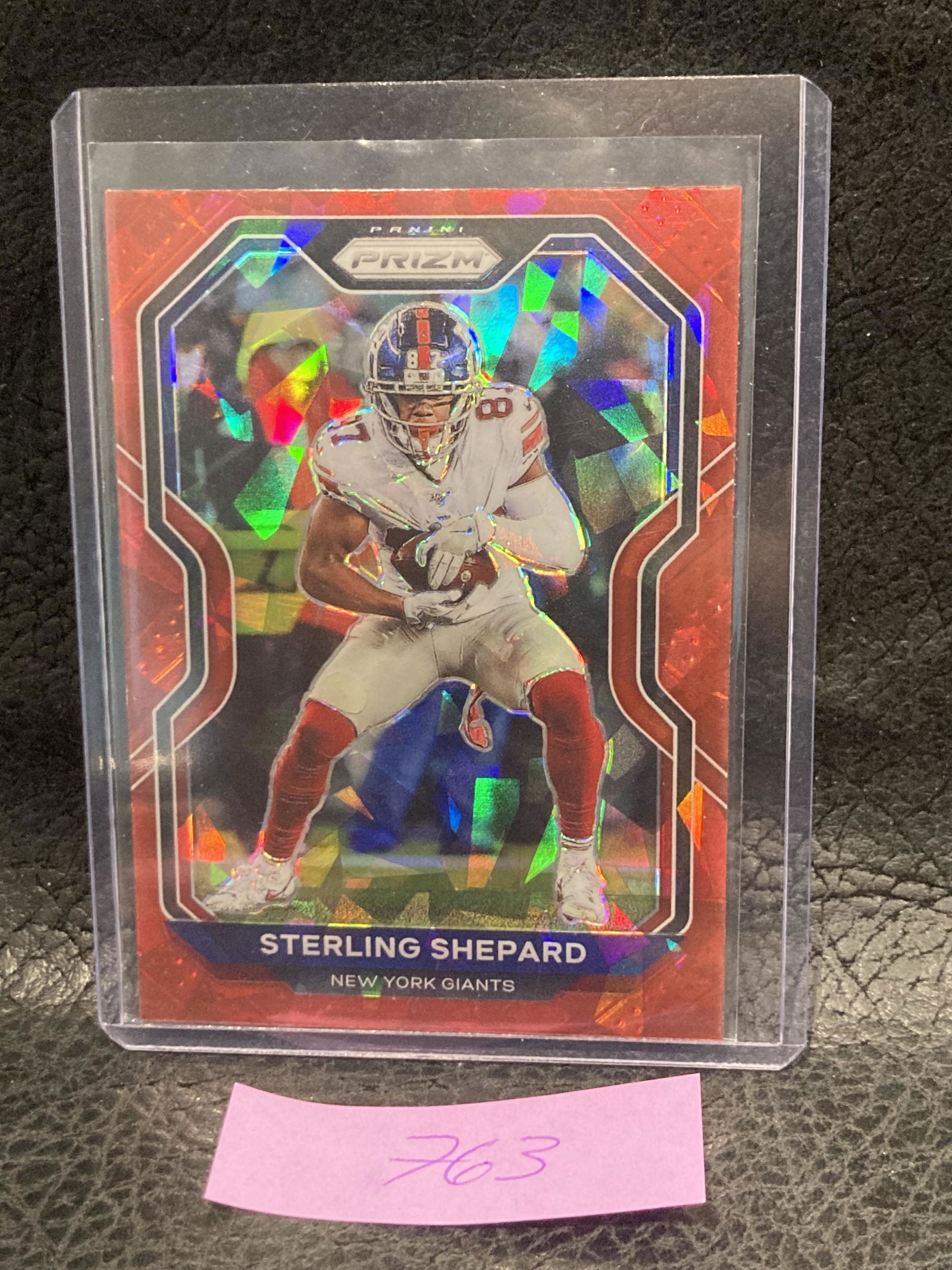 Sterling Shepard 2020 Panini Prizm #161 Red Cracked Ice (1 of 2)