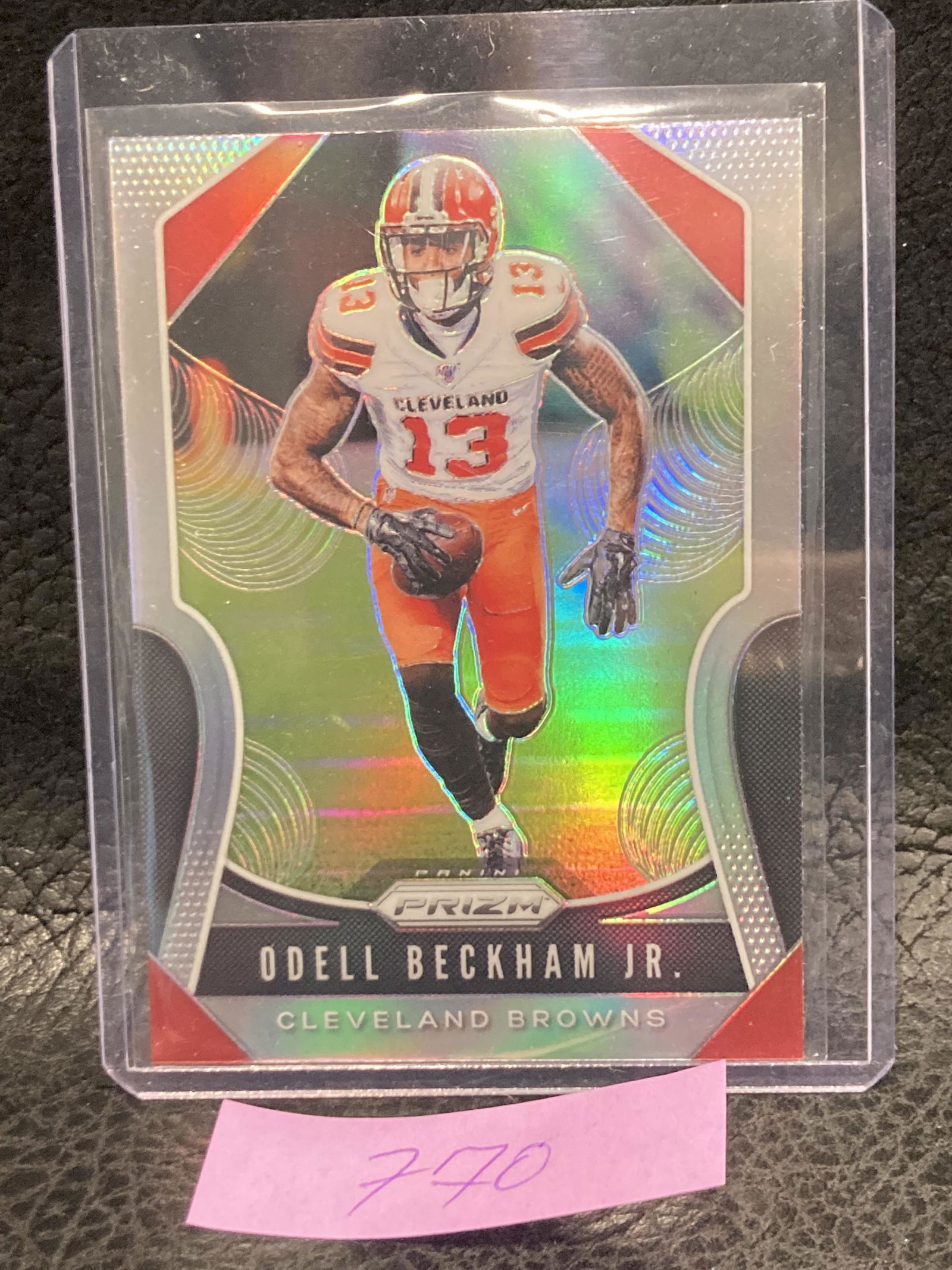 Odell Beckham Jr 2019 Prizm Silver Prizm Ssp #86 Browns (1 of 2)