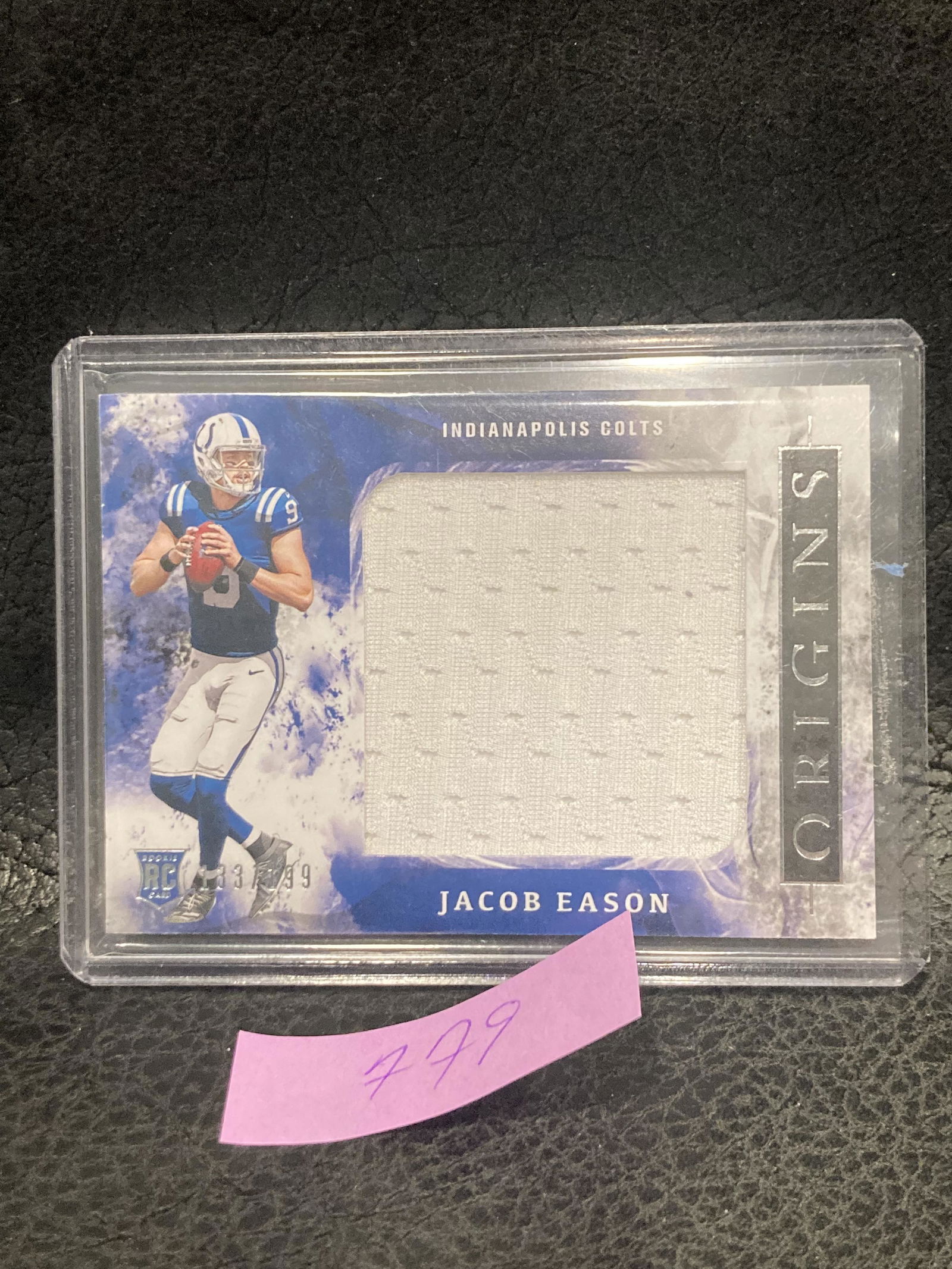 Jacob Eason Panini Orgins 2020 Football Huge Jersey (1 of 2)