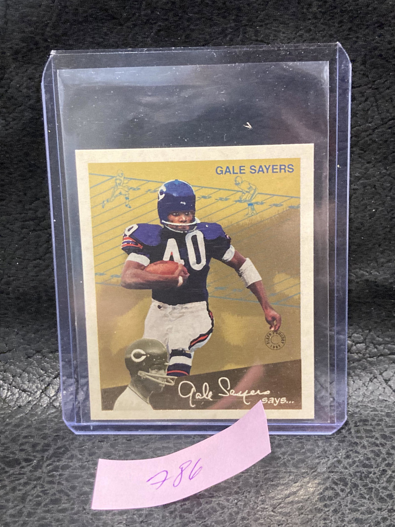 Gale Sayers 1997 Fleer Goudey II Gale Sayers /150 SP: Gale Sayers 1997 Fleer Goudey II Gale Sayers /150 SP Rare Traditions #1 HOF