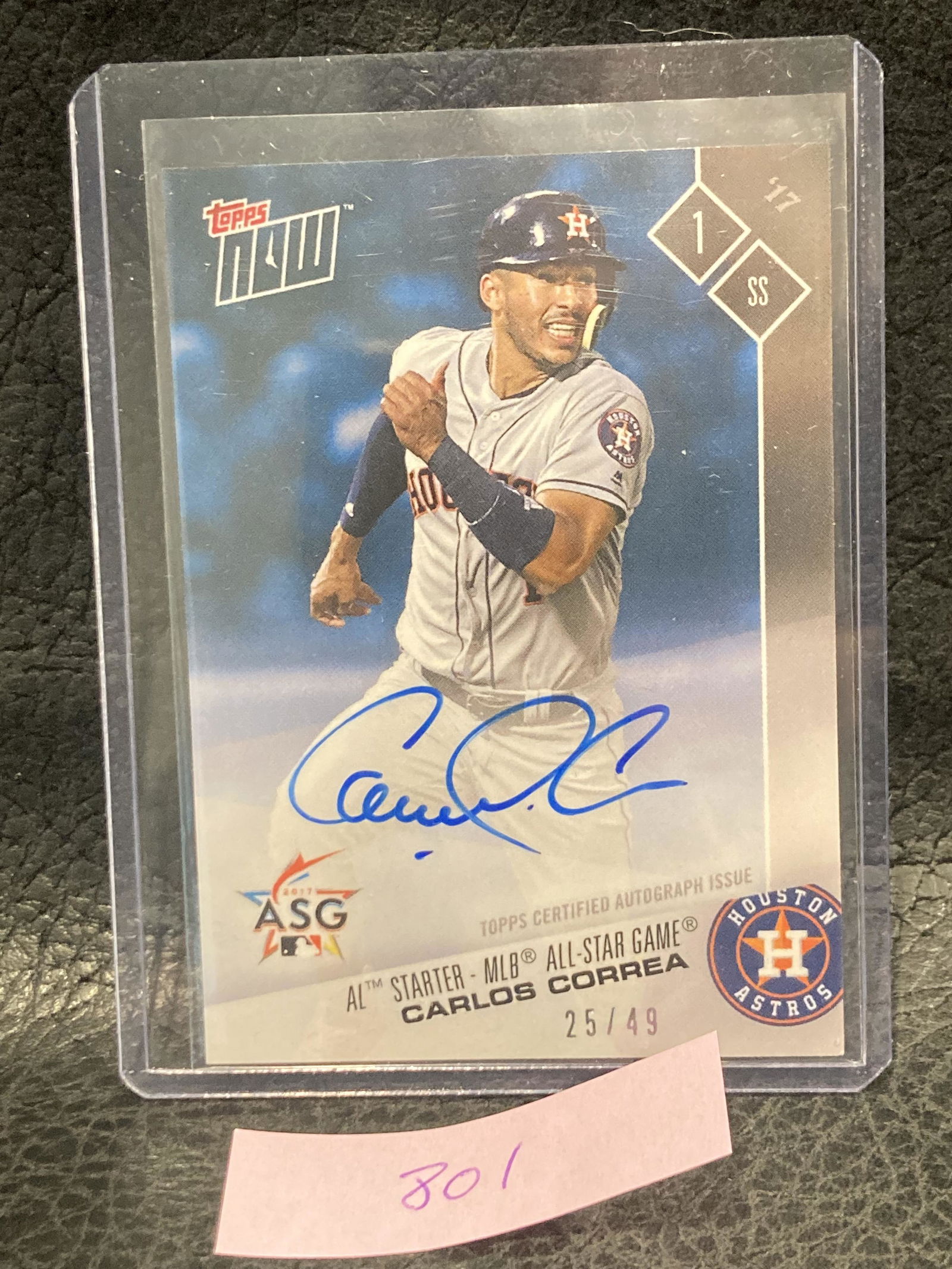 Carlos Correa All-Star Game Asg Autograph 2017 Topps (1 of 2)