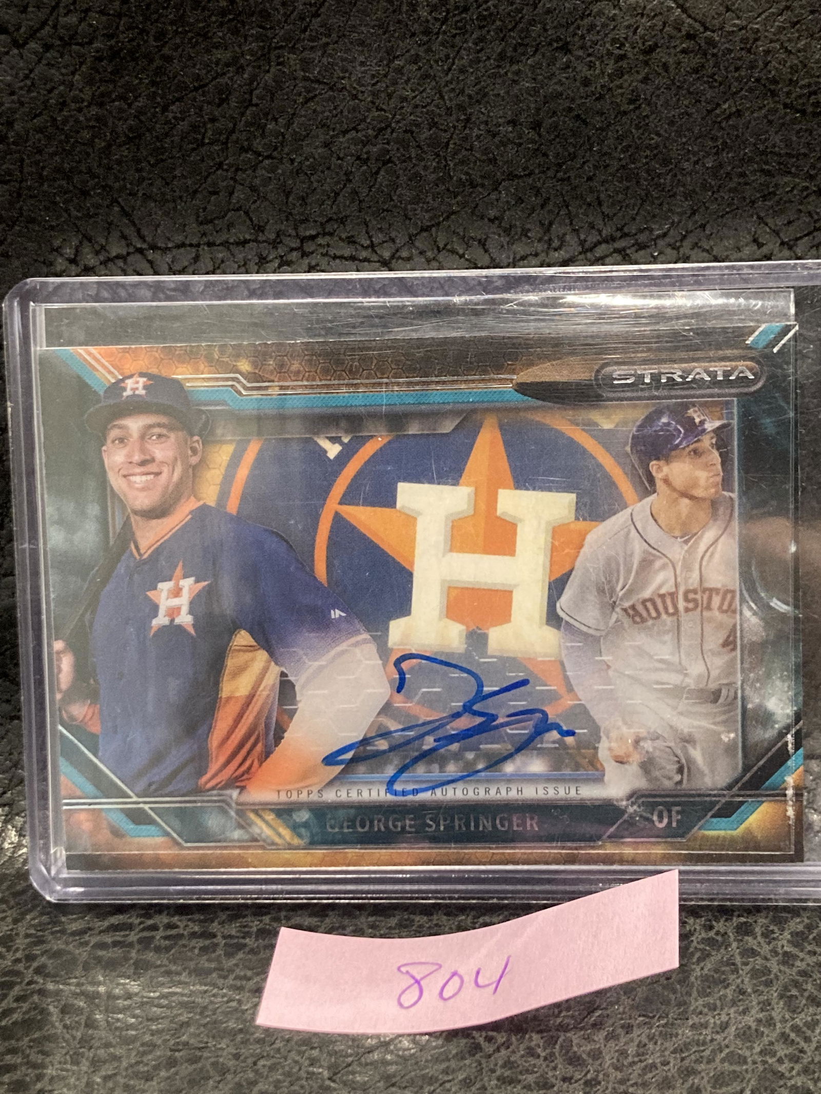 George Springer 2015 Topps Strata Shadownbox autograph (1 of 2)
