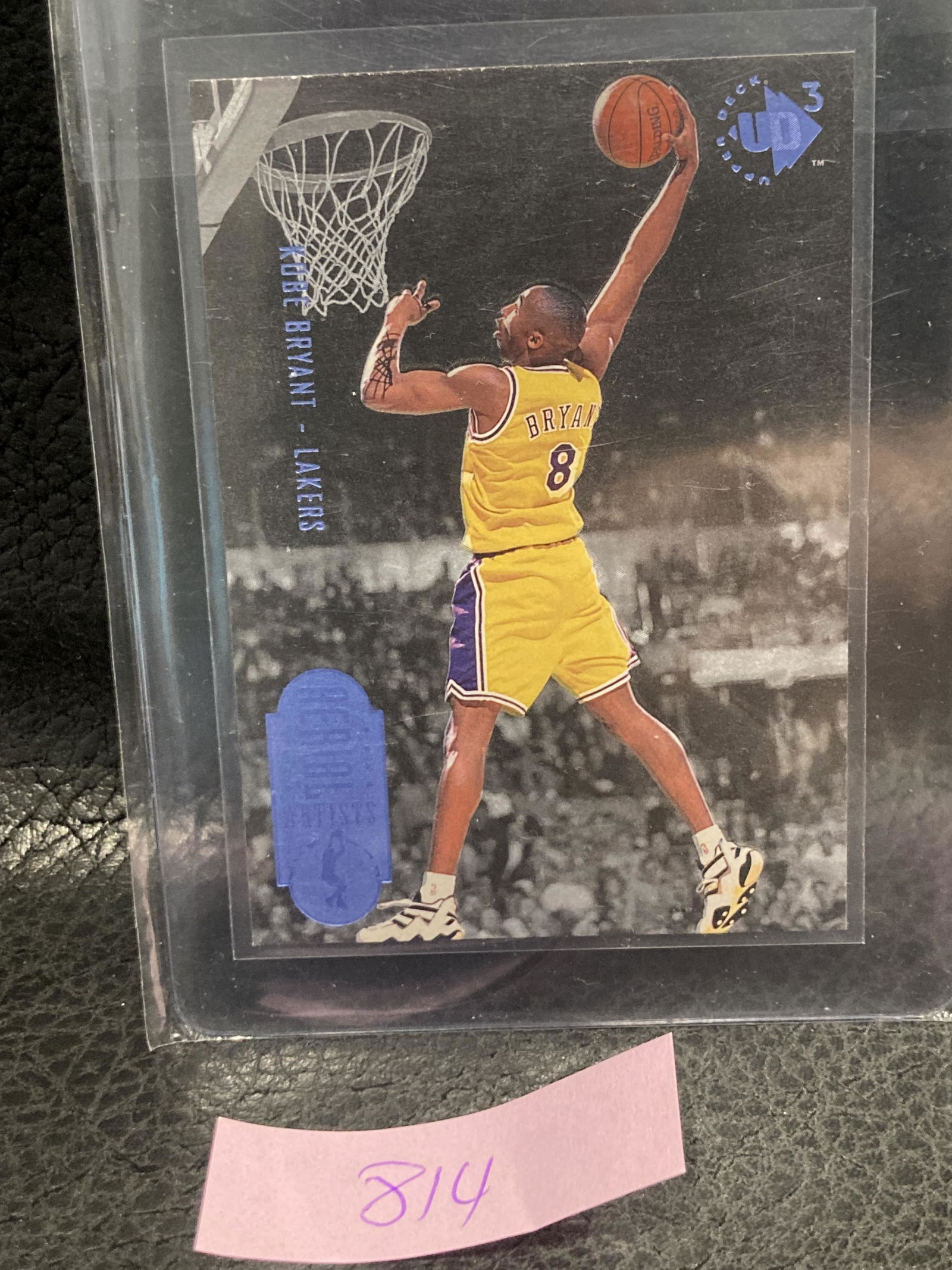 Kobe Bryant 1996-97 Rookie UD3 AERIAL ARTIST #43 Upper (1 of 2)