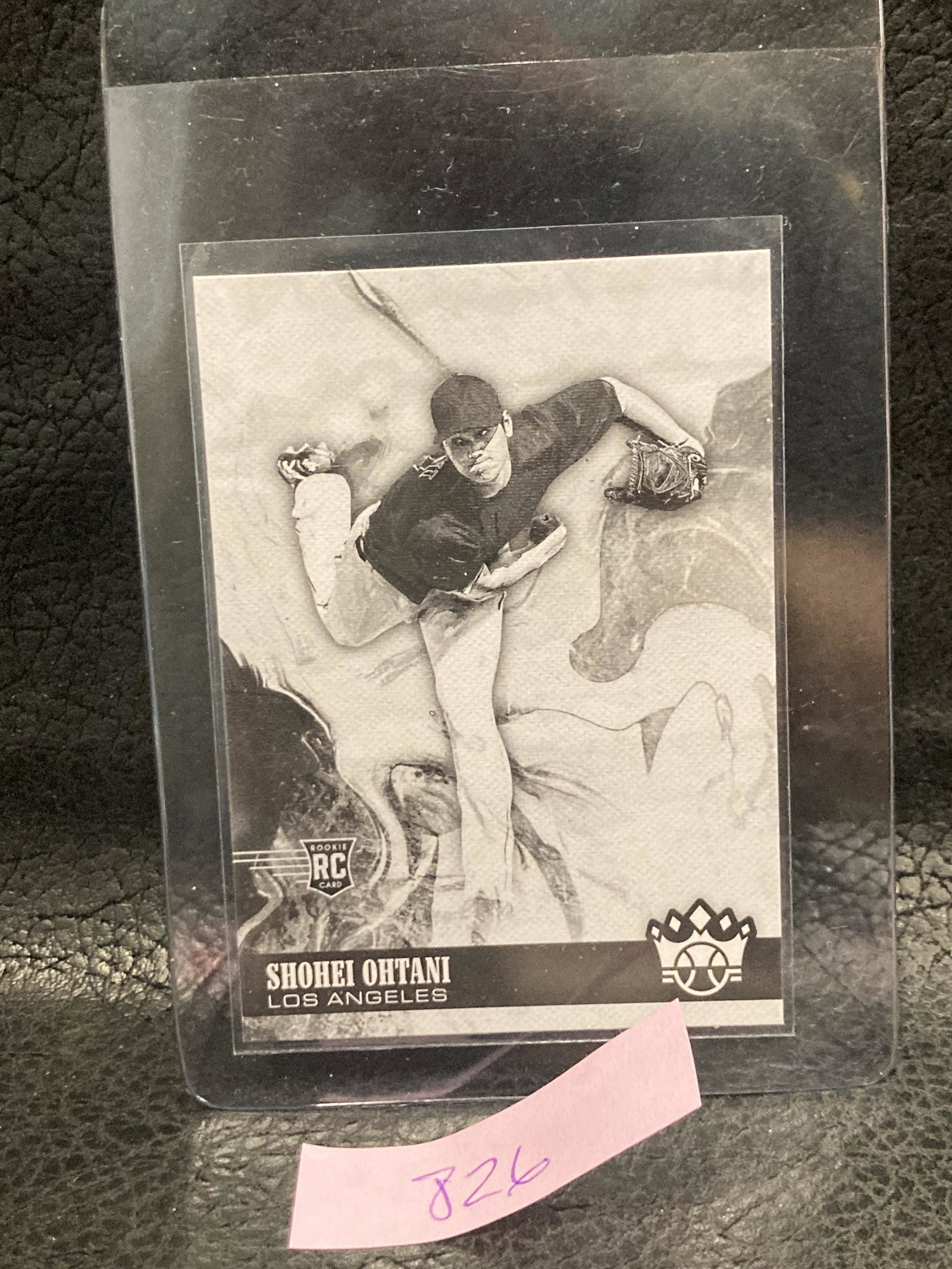 Shoheo Ohtani 2018 Diamond Kings Black & White: Shoheo Ohtani 2018 Diamond Kings Black & White Variation Rookie Card #73 Angels