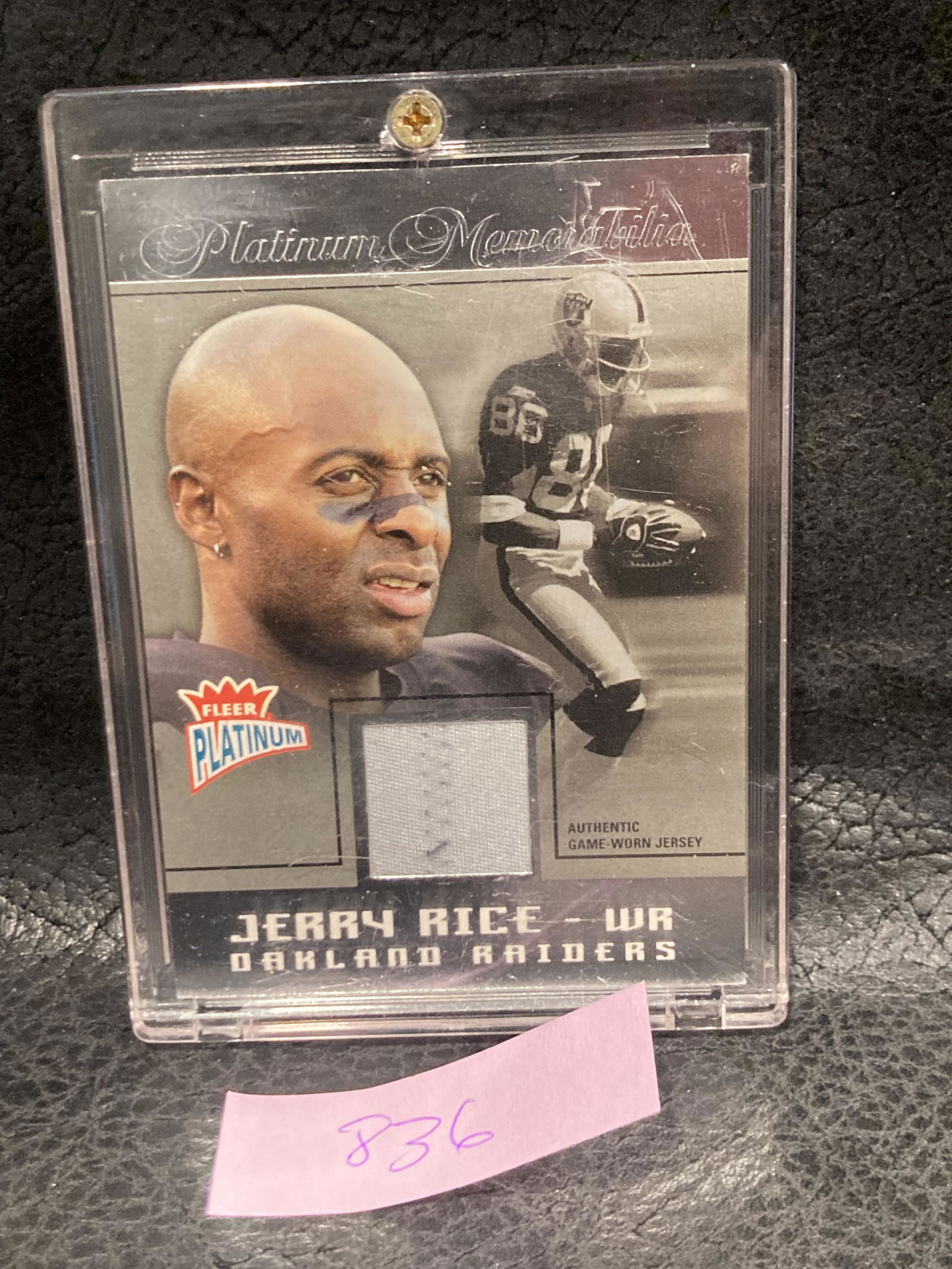 Jerry Rice 2004 Fleer Platinum Memorabilia Jersey (1 of 2)