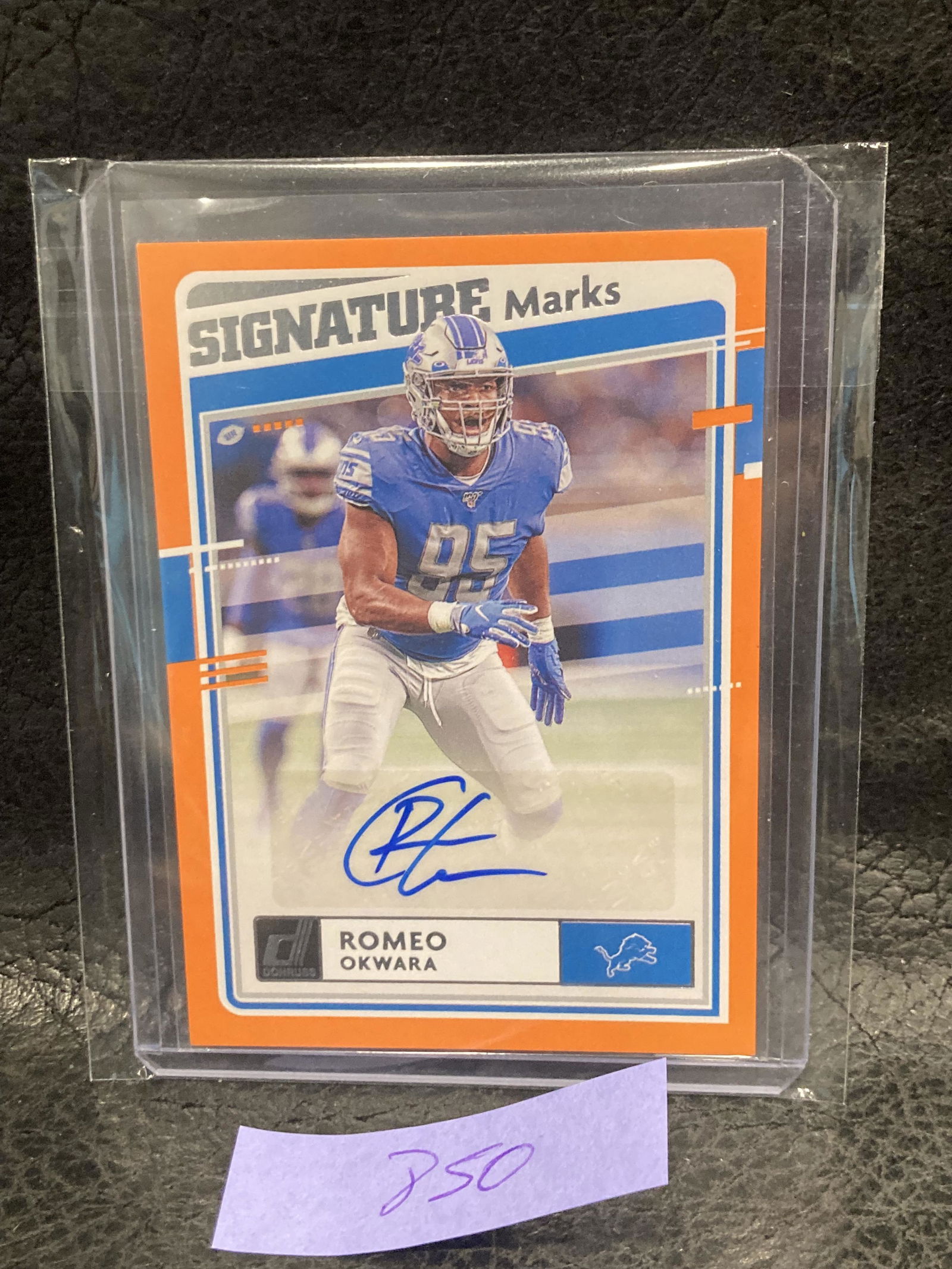 Romeo Okwara 2020 Donruss Auto #SM-RO Signature Series (1 of 2)