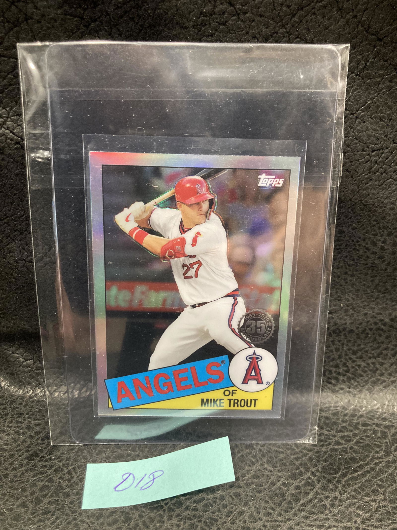Mike Trout 2020 Topps Chrome 1985 35th Anniversary (1 of 2)