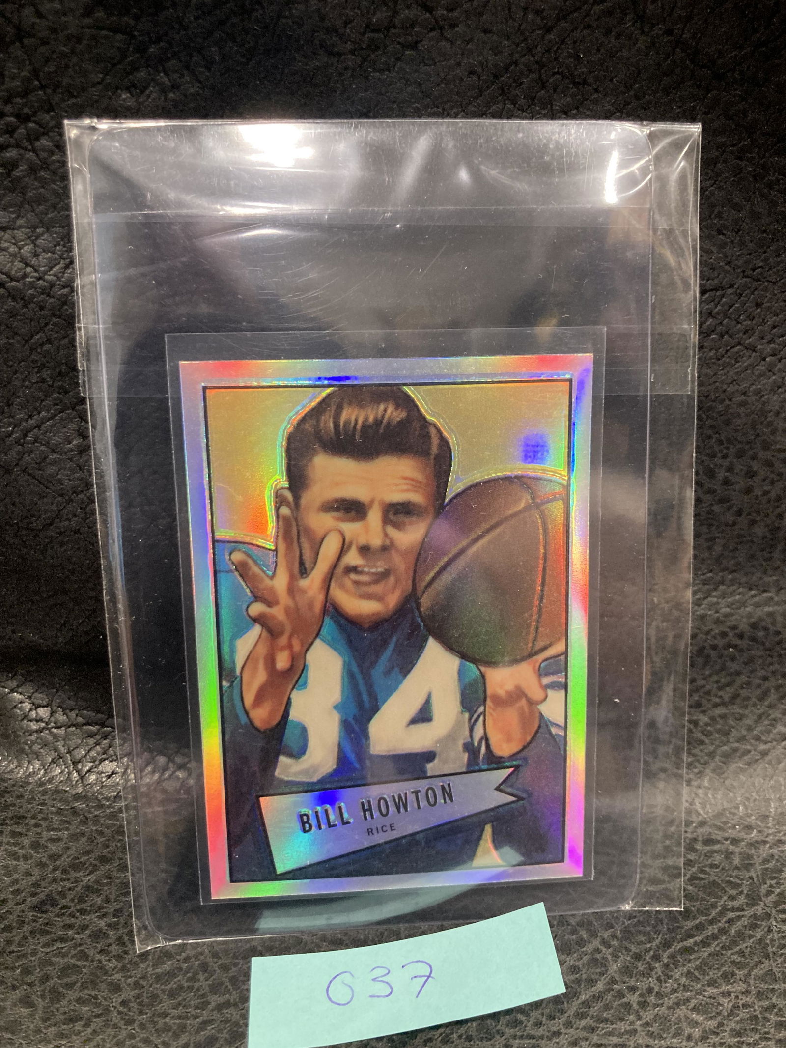 2001 Bowman Chrome Rookie Refractor #RBH Bill Howton (1 of 2)