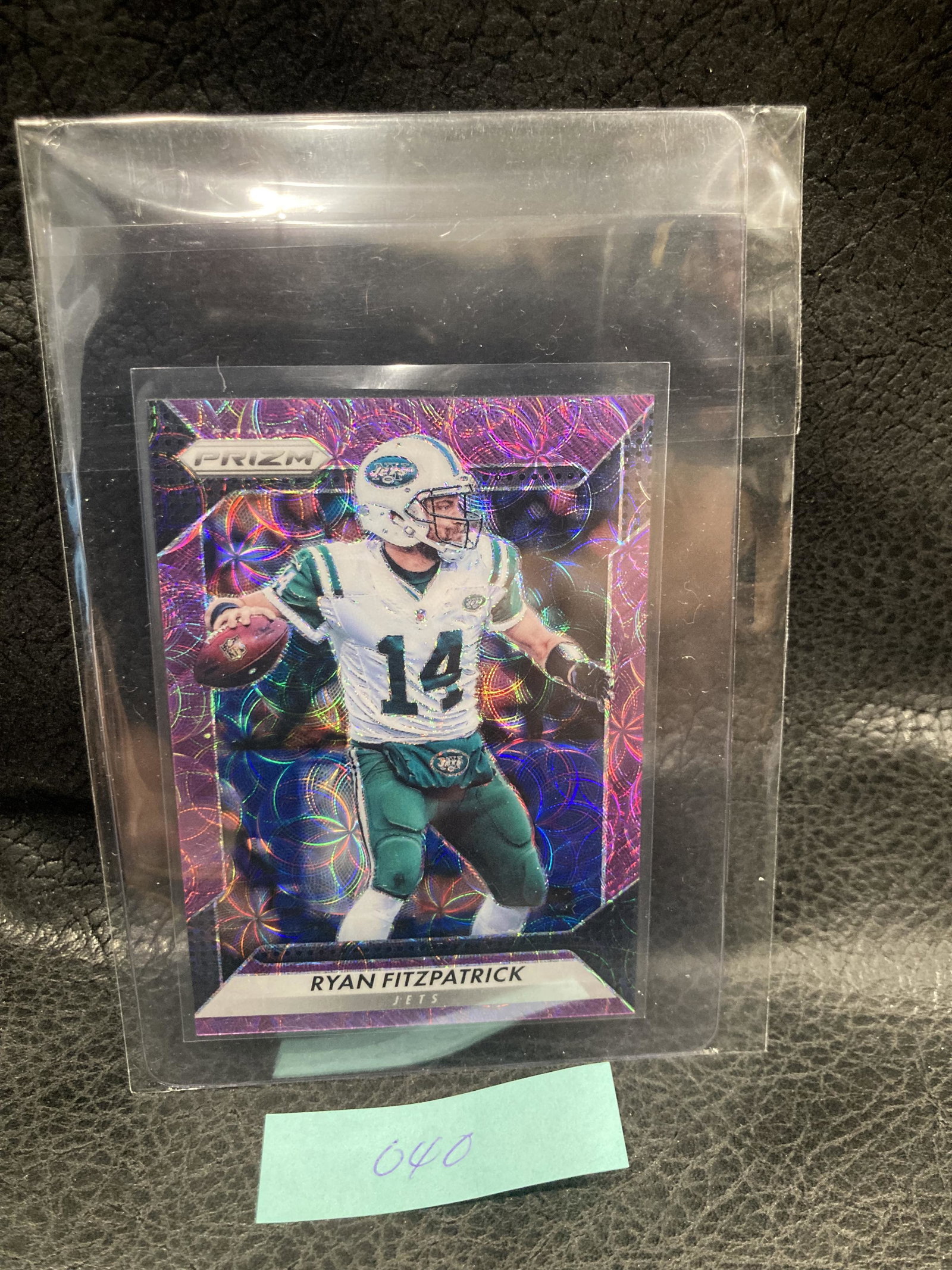 Ryan Fitzpatrick 2016 Panini Prizm Purple Scope: Ryan Fitzpatrick 2016 Panini Prizm Purple Scope Refractor Jets 72