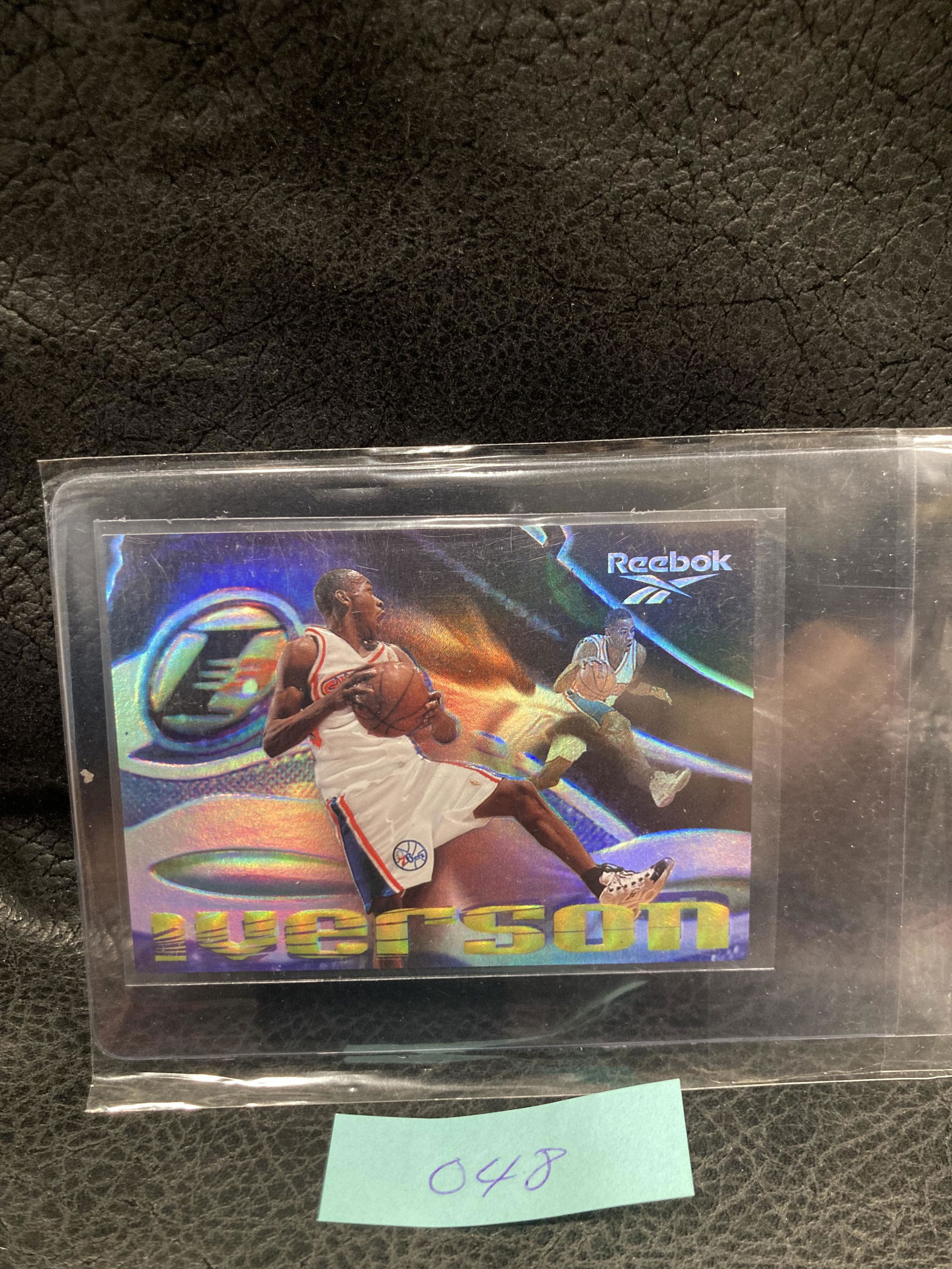 1997 Allen Iverson Reebok The Answer Shoe Skybox Promo (1 of 2)