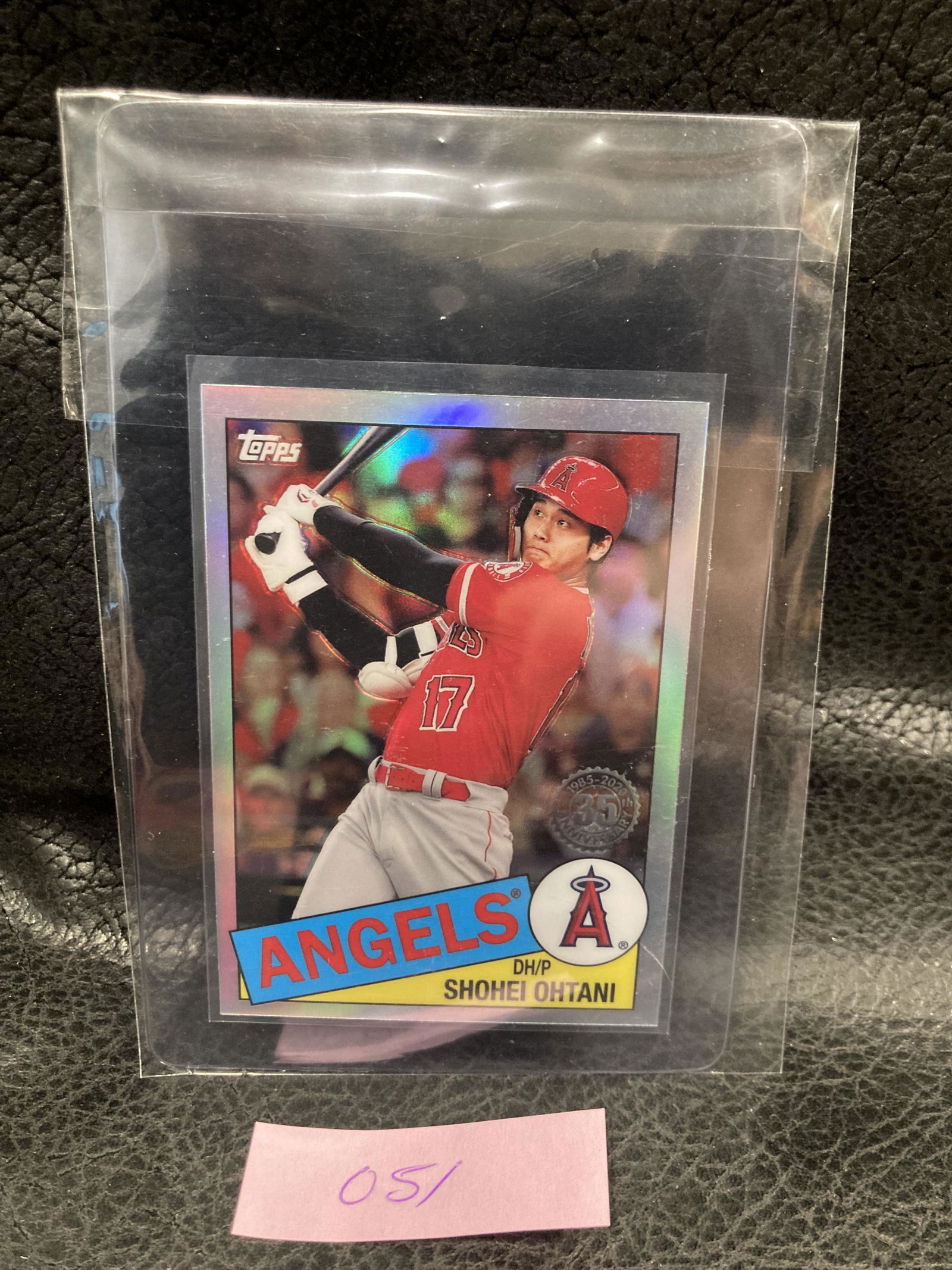 Shohei Ohtani 2020 Topps Chrome #85TC-7 35th (1 of 2)