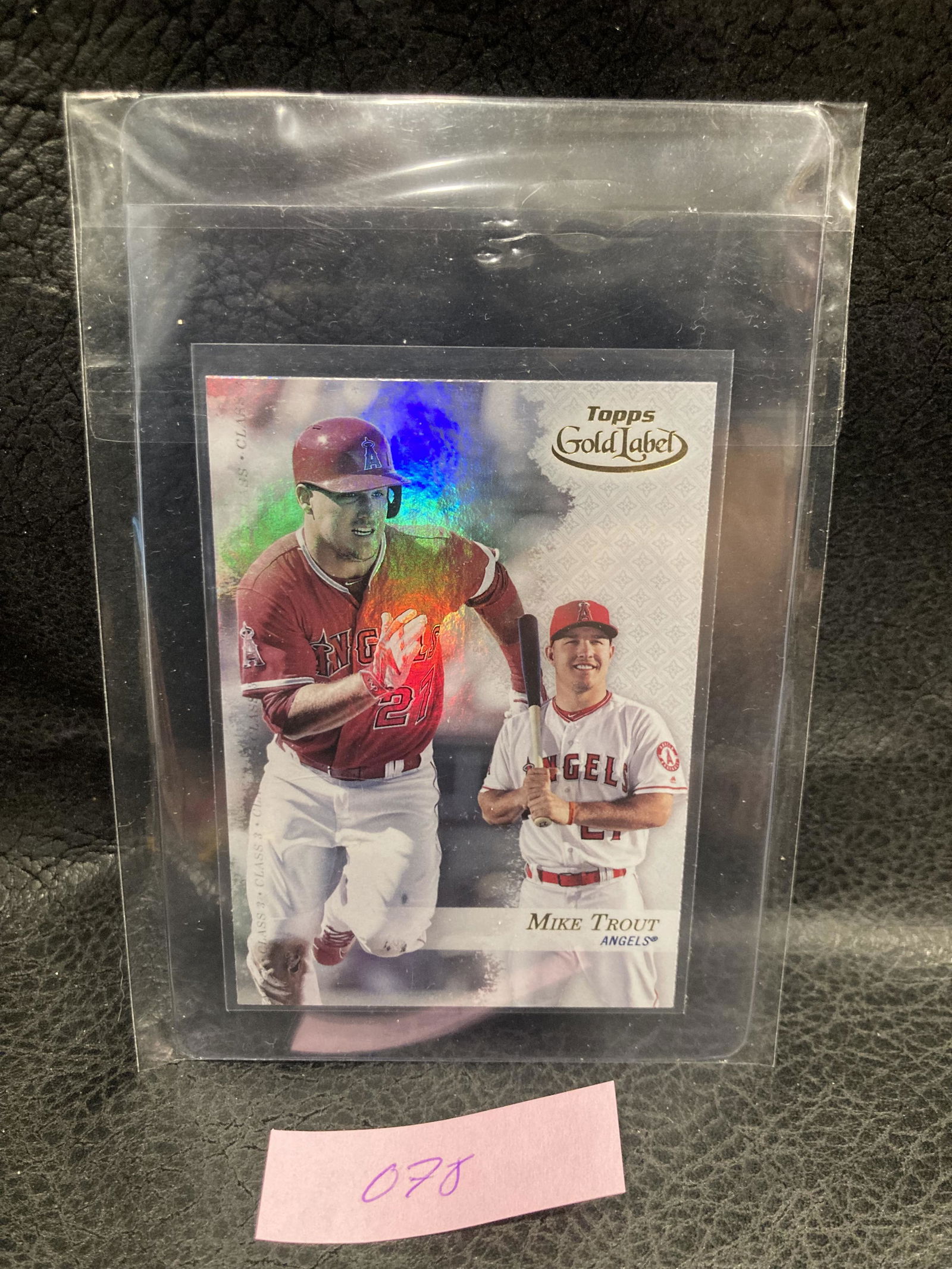 Mike Trout 2017 Topps Gold Label Class 1 Angels (1 of 2)