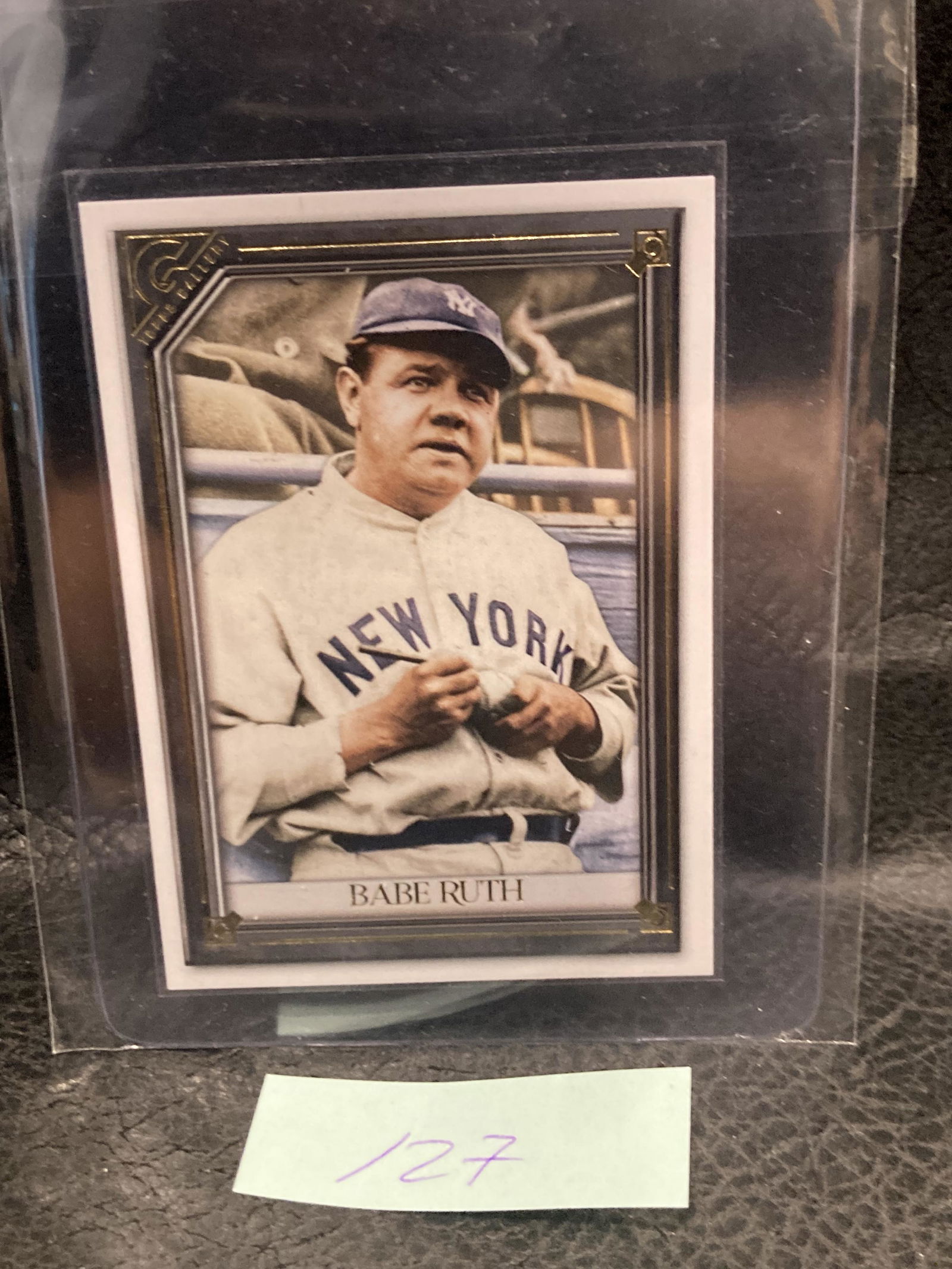 Babe Ruth 2021 Topps Gallery #141 New York Yankees (1 of 2)