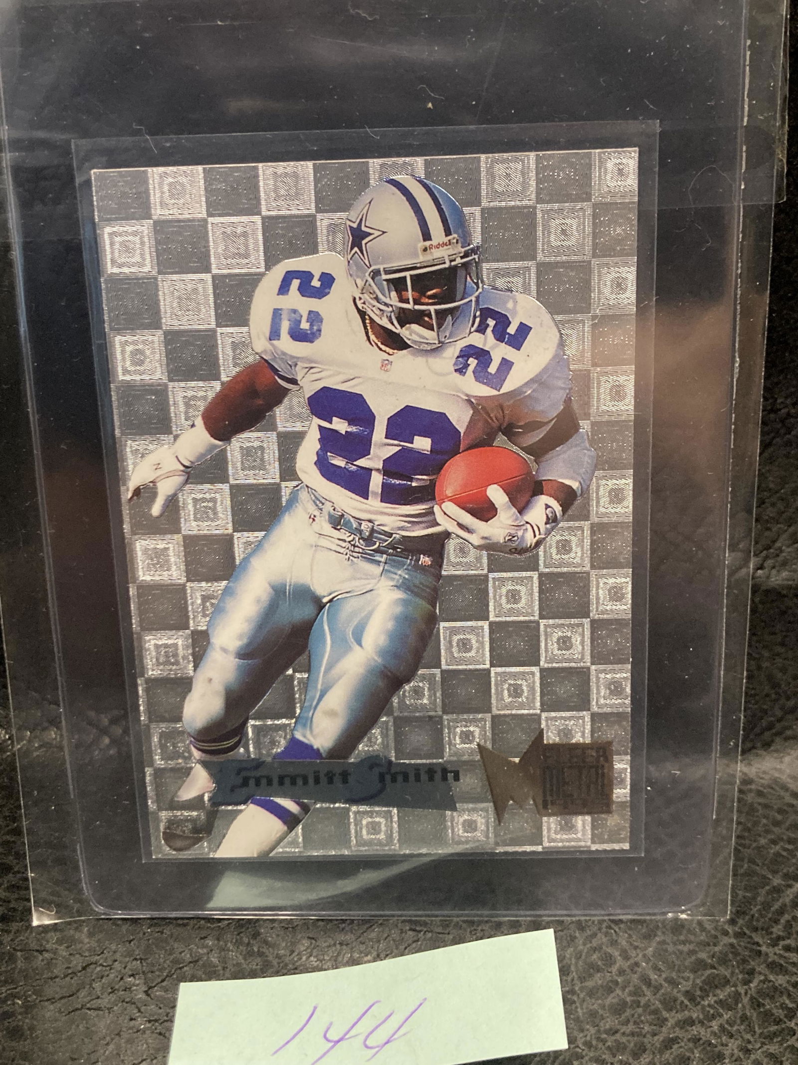 Emmitt Smith 1995 Fleer Metal Silver Flasher #42 Ag-5 (1 of 2)