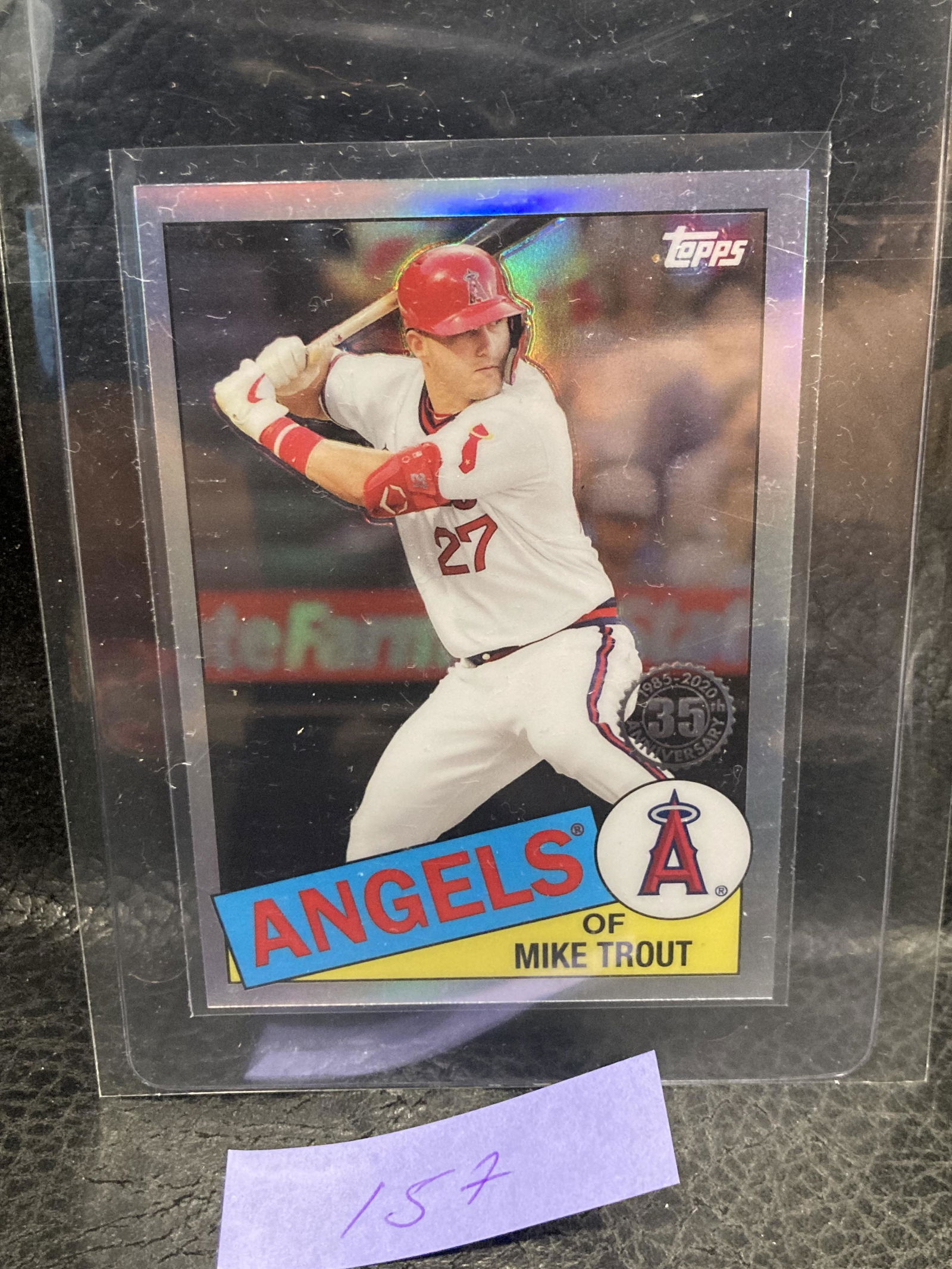 Mike Trout 2020 Topps Chrome 85tc-1 Refractor Insert (1 of 2)