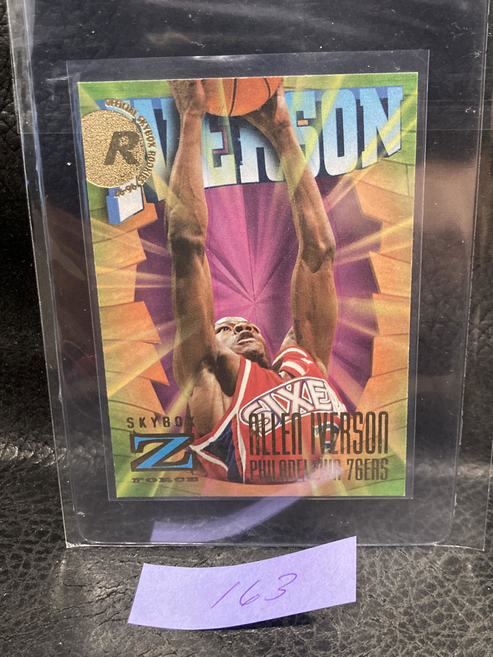 Allen Iverson 1996-97 Skybox Z Force Rookie Card Rc (1 of 2)