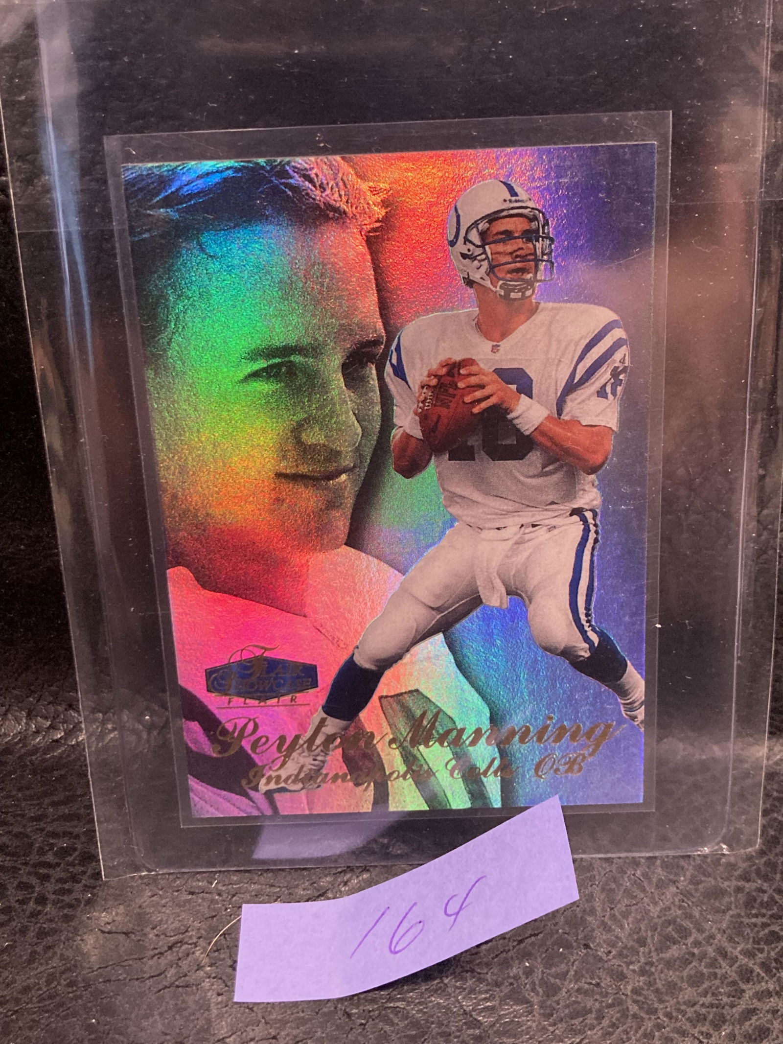 Peyton Manning 1998 Flair Showcase Row 3 Rookie Rc (1 of 2)