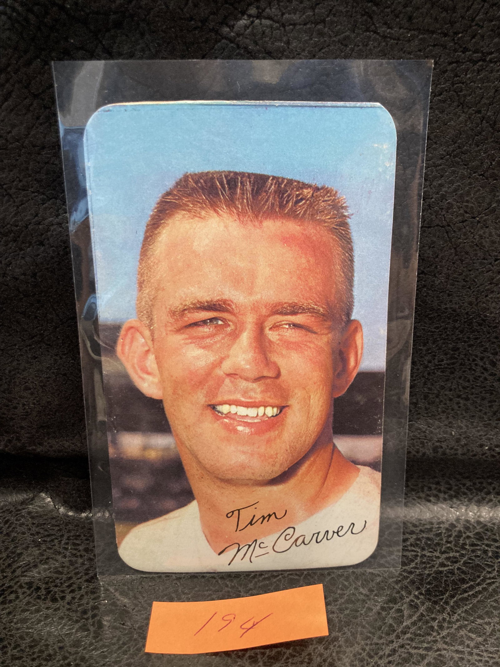 Tim Mccarver 1970 Card Topps Super: Tim Mccarver 1970 Card Topps Super