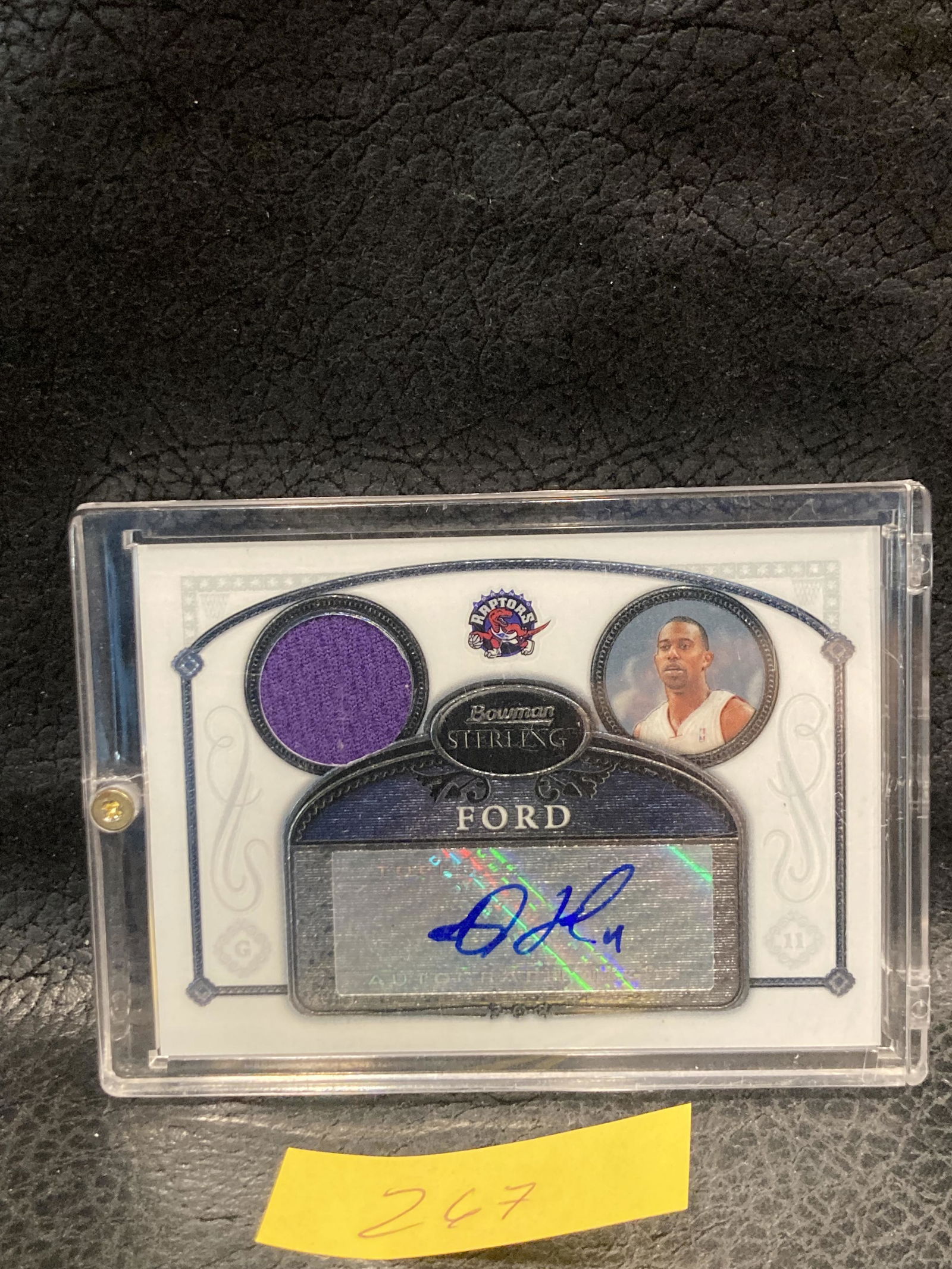 Tj Ford 2006-07 Bowman Sterling #37 Auto Raptors (1 of 2)