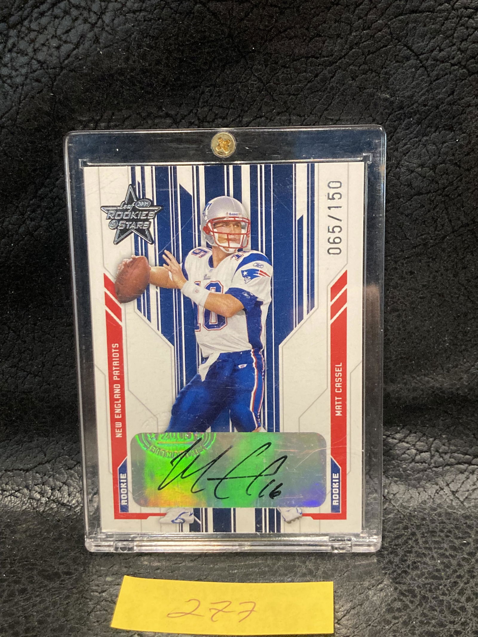 Matt Cassel 2005 Leaf Rookies & Stars Rookie Auto Auto (1 of 2)
