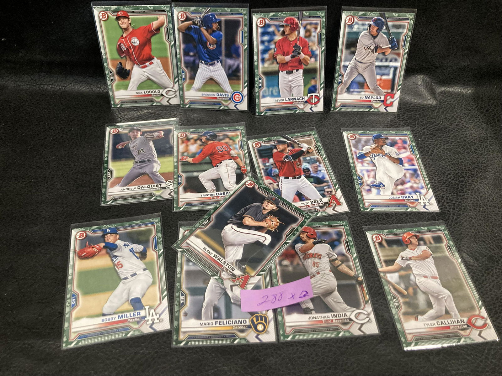 Lot Of 13 2021 Topps Camo Baseball Cards Parallels (1 of 3)