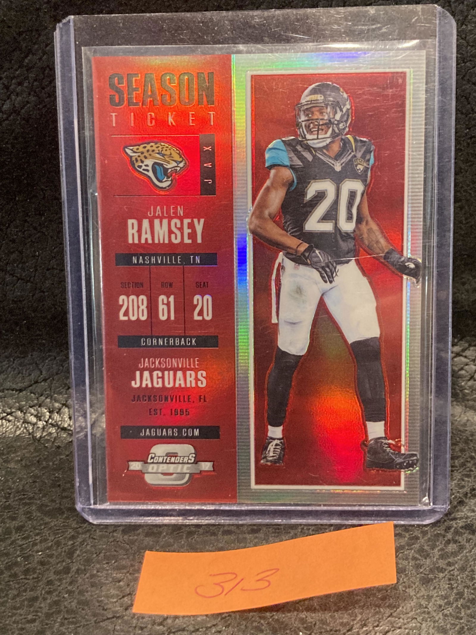 Jalen Ramsey 2017 Panini Contenders Optic Season Ticket (1 of 2)