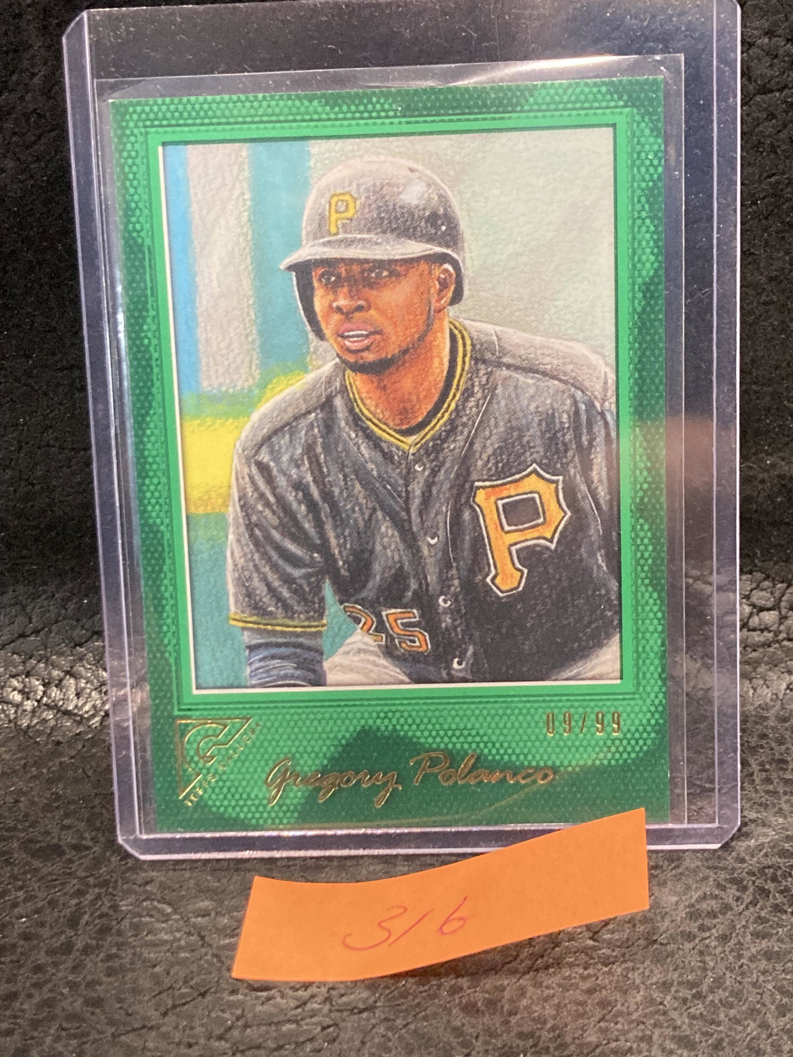 Gregory Polanco 2017 Topps Gallery Green # /99: Gregory Polanco 2017 Topps Gallery Green # /99