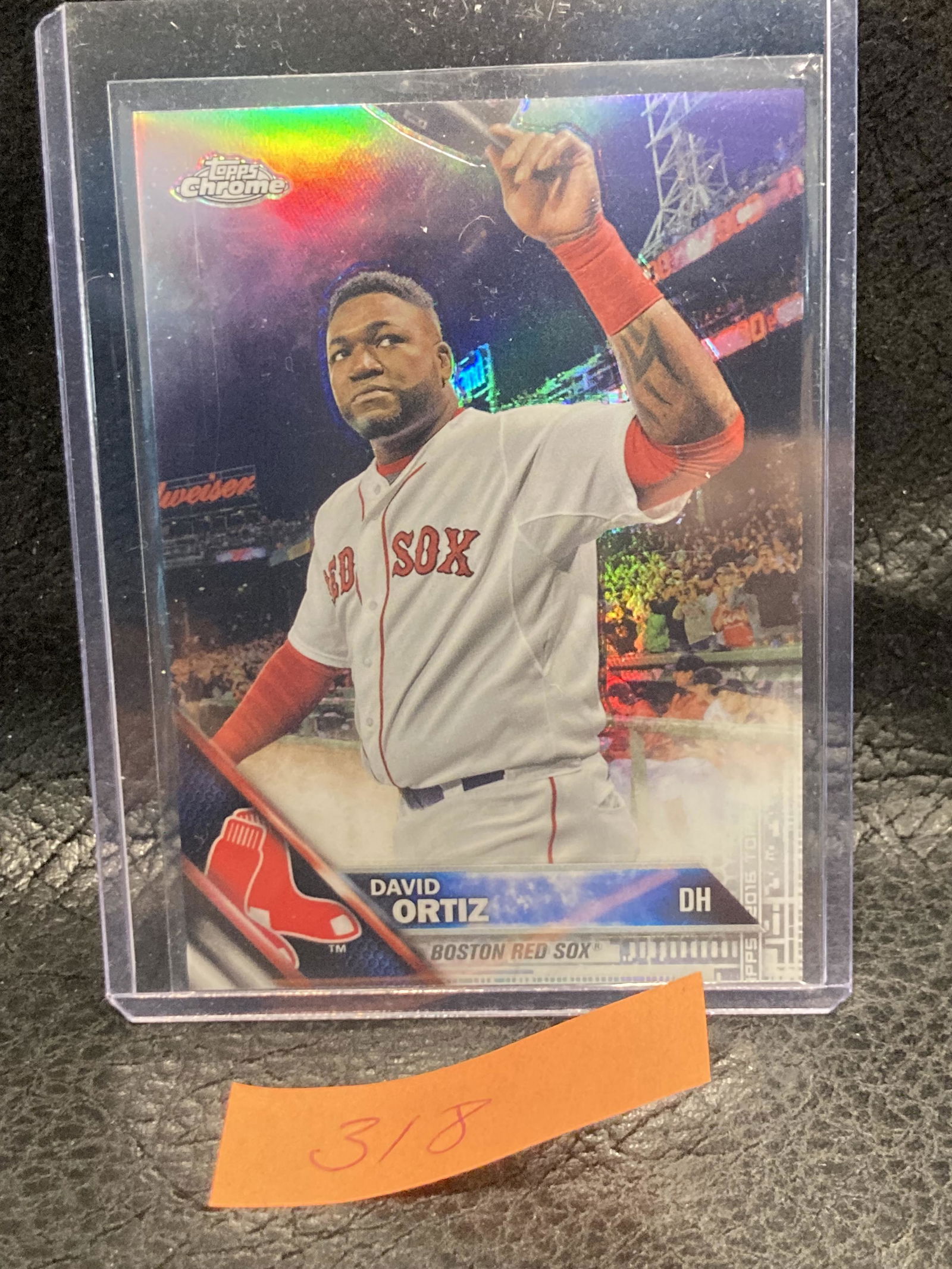 David Ortiz 2016 Topps Chrome Refractor #153 Boston Red (1 of 2)