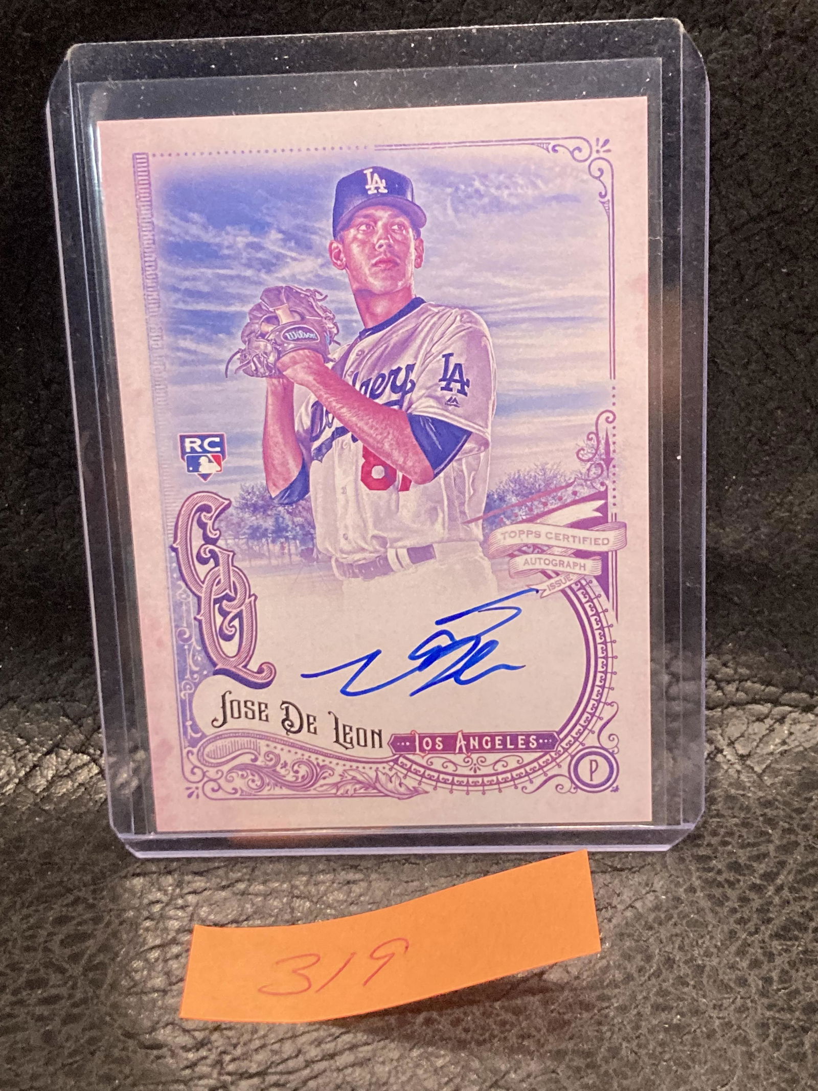 Jose De Leon 2017 Topps Gypsy Queen Auto #GQA-JDL (1 of 2)