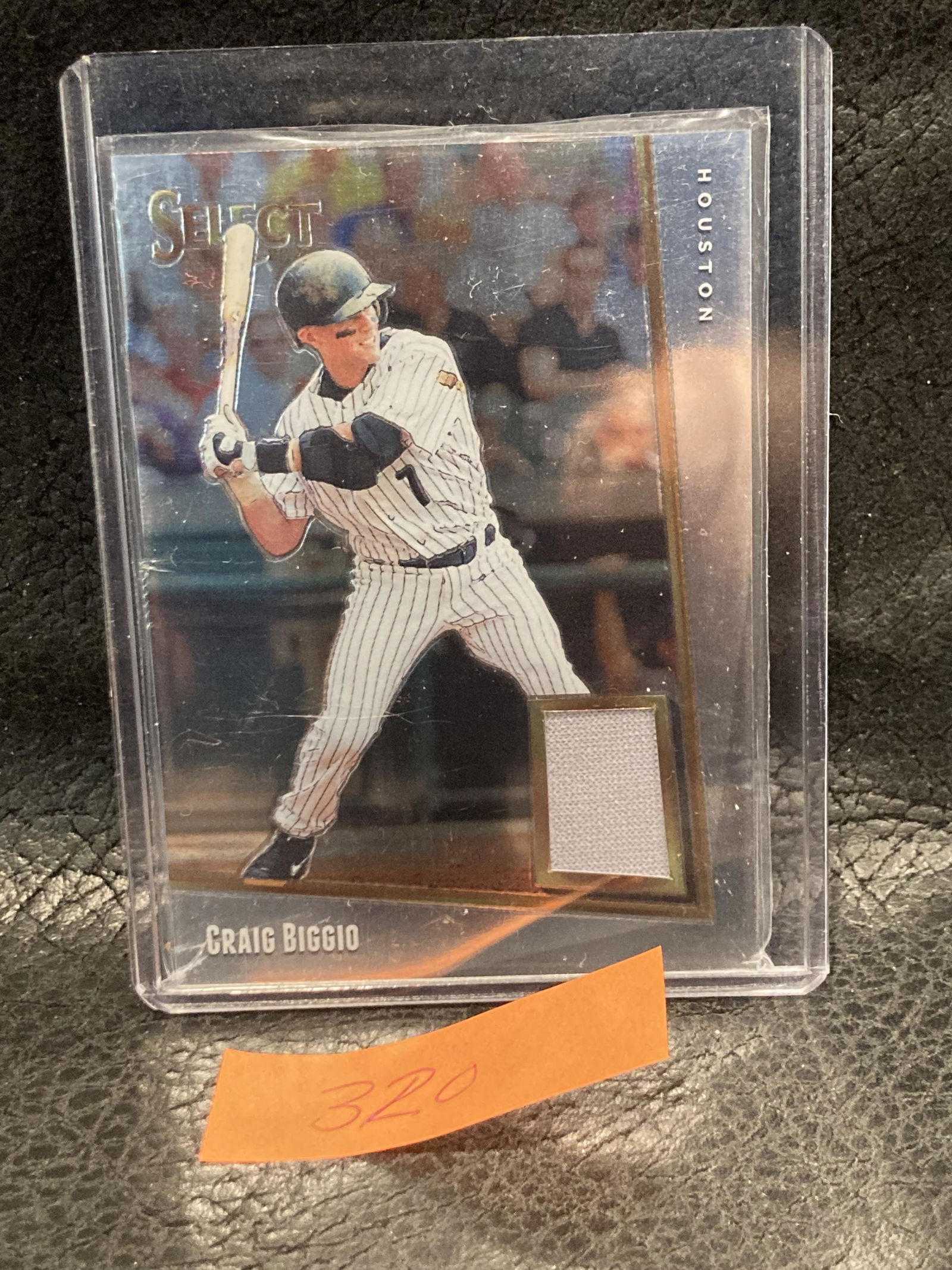 Craig Biggio 2020 Select Game Used Card Astros (1 of 2)