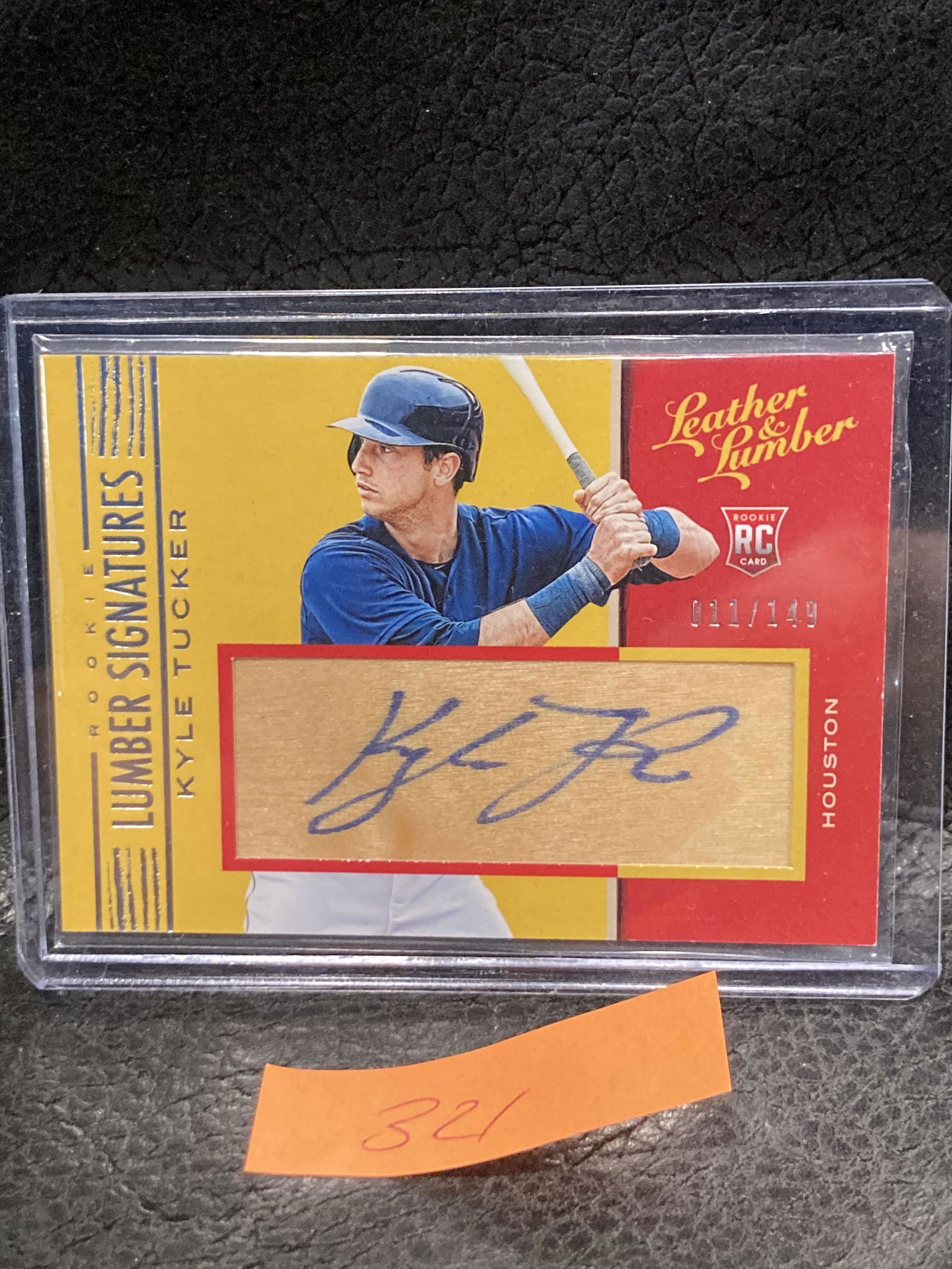 Kyle Tucker 2019 Leather & Lumber Blue Autograph Rookie (1 of 2)