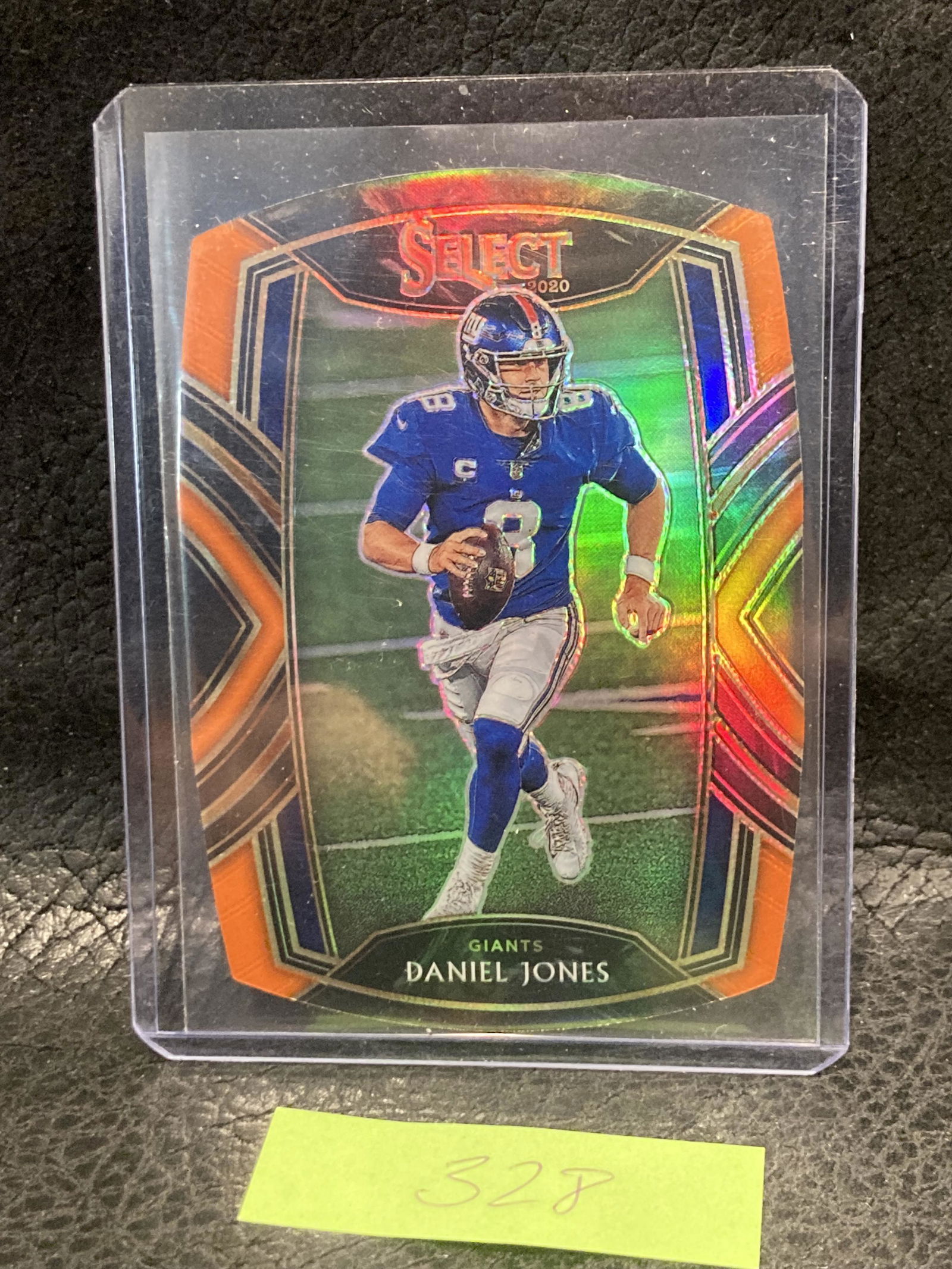 Daniel Jones 2020 Panini Select Football Prizm Orange (1 of 2)