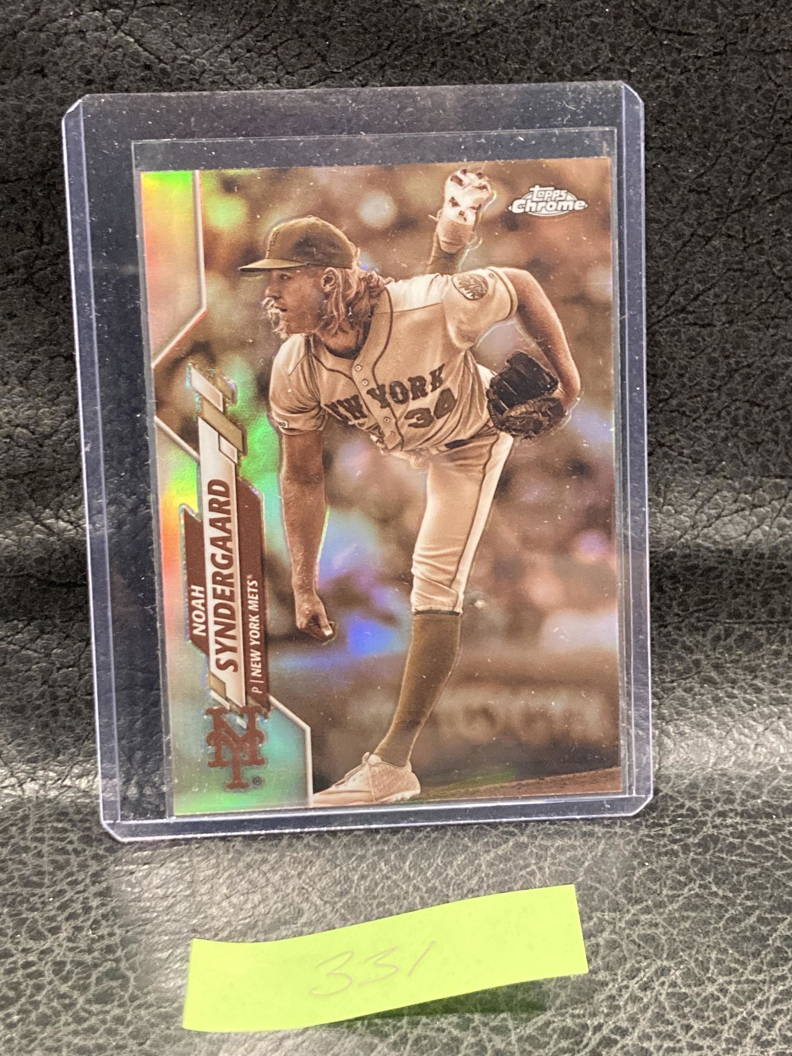 Noah Syndergaard 2020 Topps Chrome Sepia Refractor Ny (1 of 2)