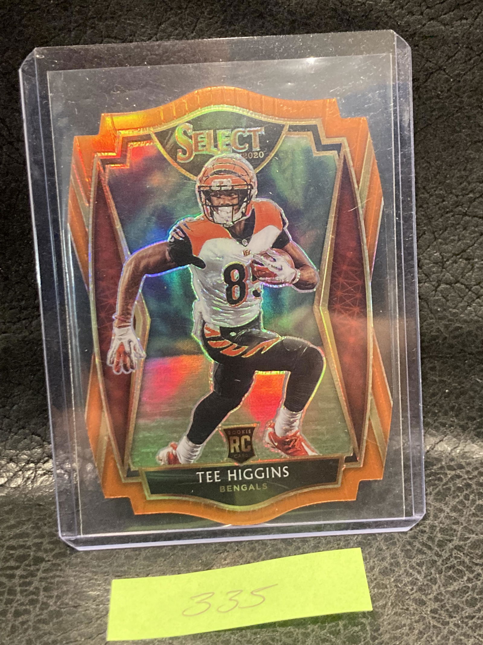 Tee Higgins 2020 Select Rc Premier Level Orange Diecut (1 of 2)